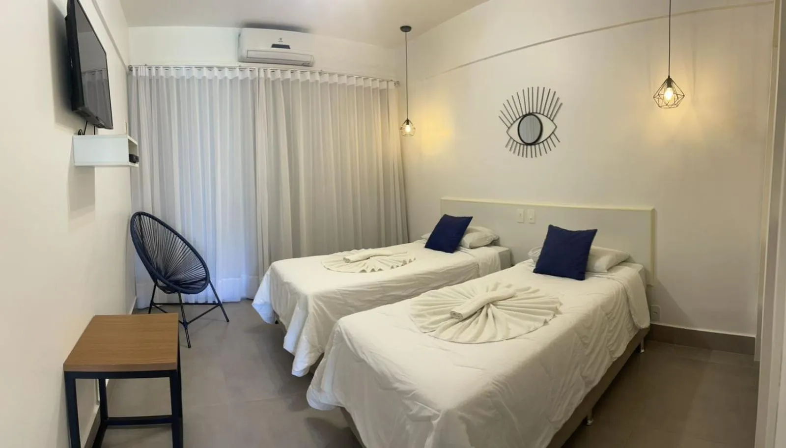 Bed in Grande Lago Hotel Gastronomia Bar