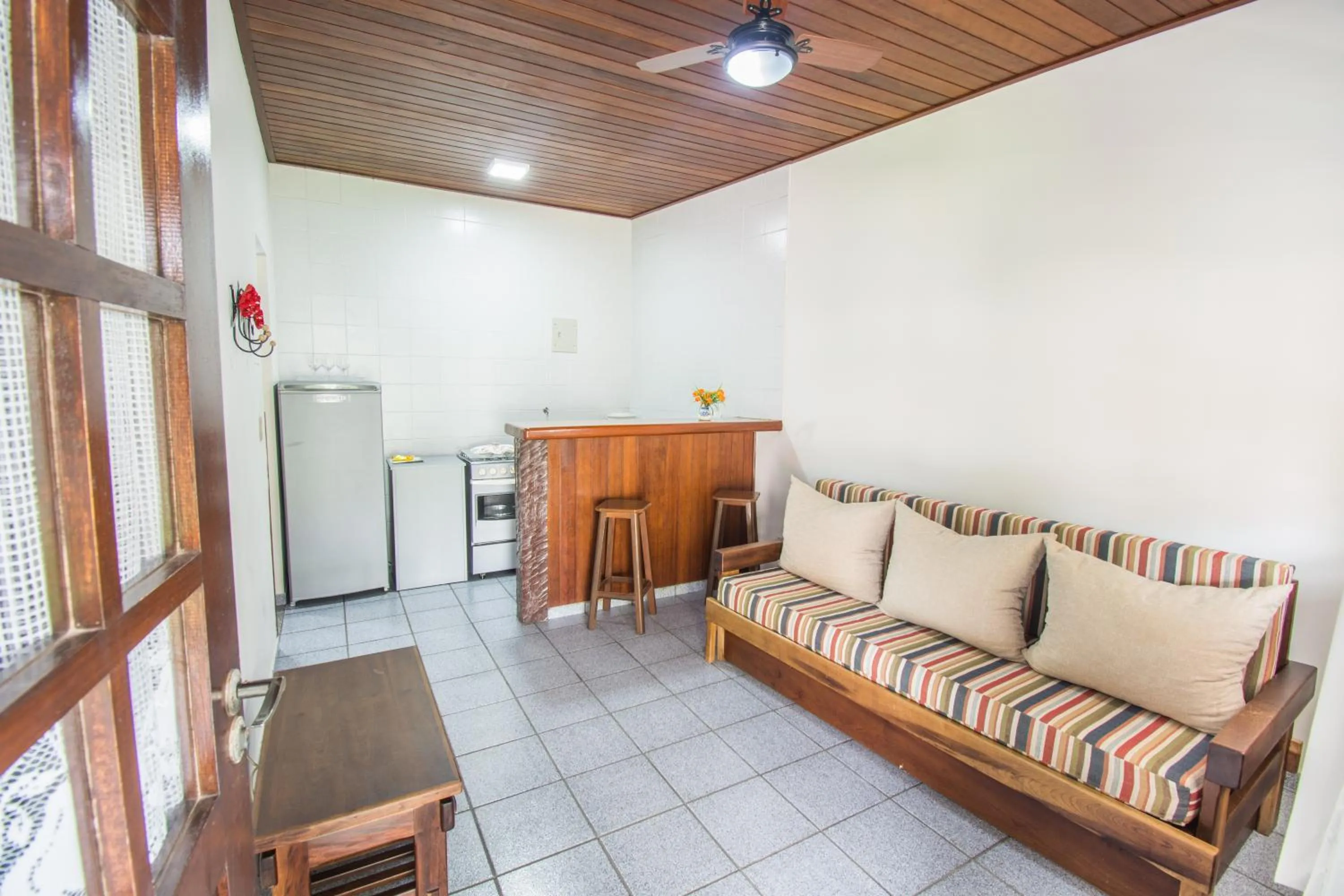 Living room in Pousada Casuarina Geribá