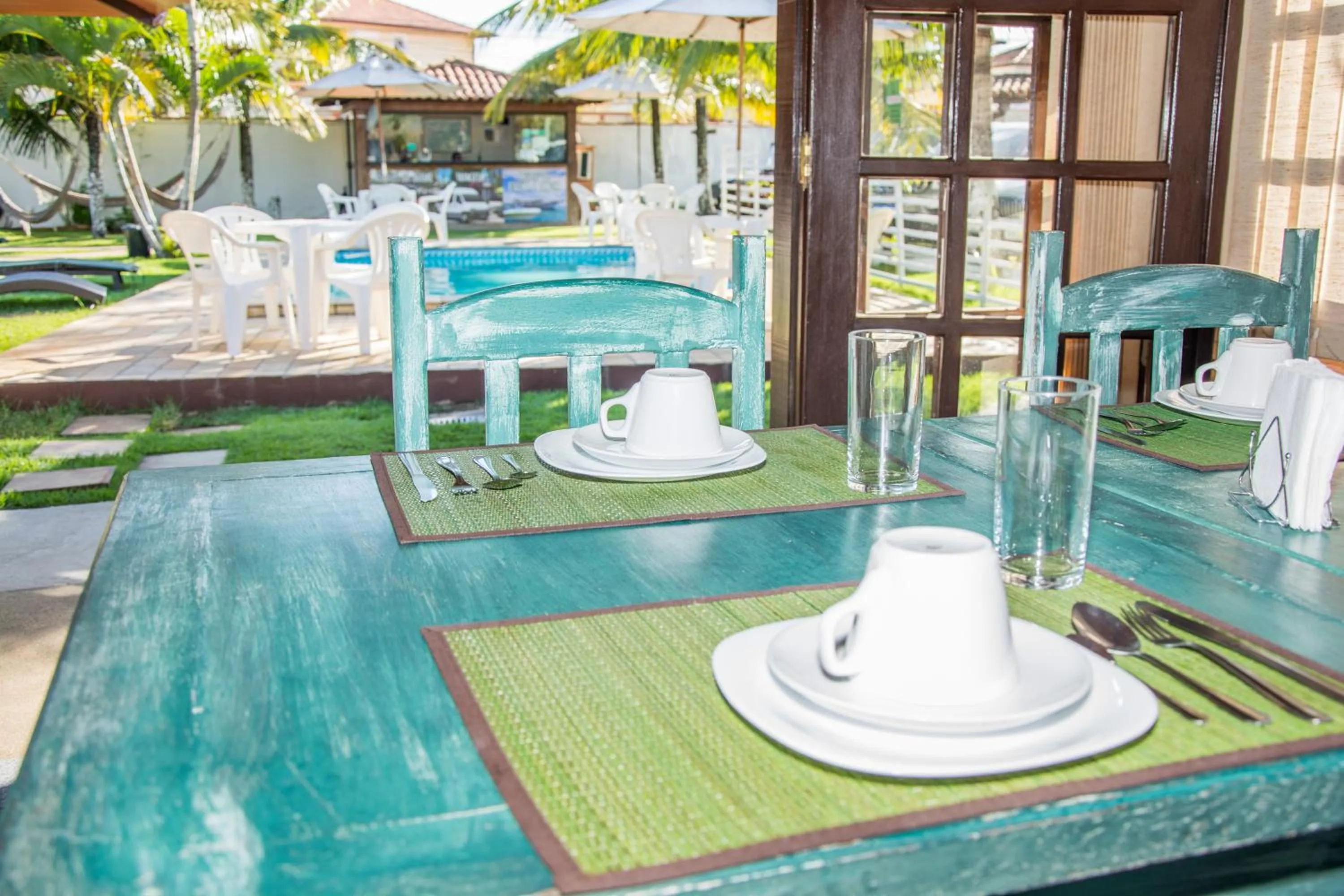 Pool view in Pousada Casuarina Geribá
