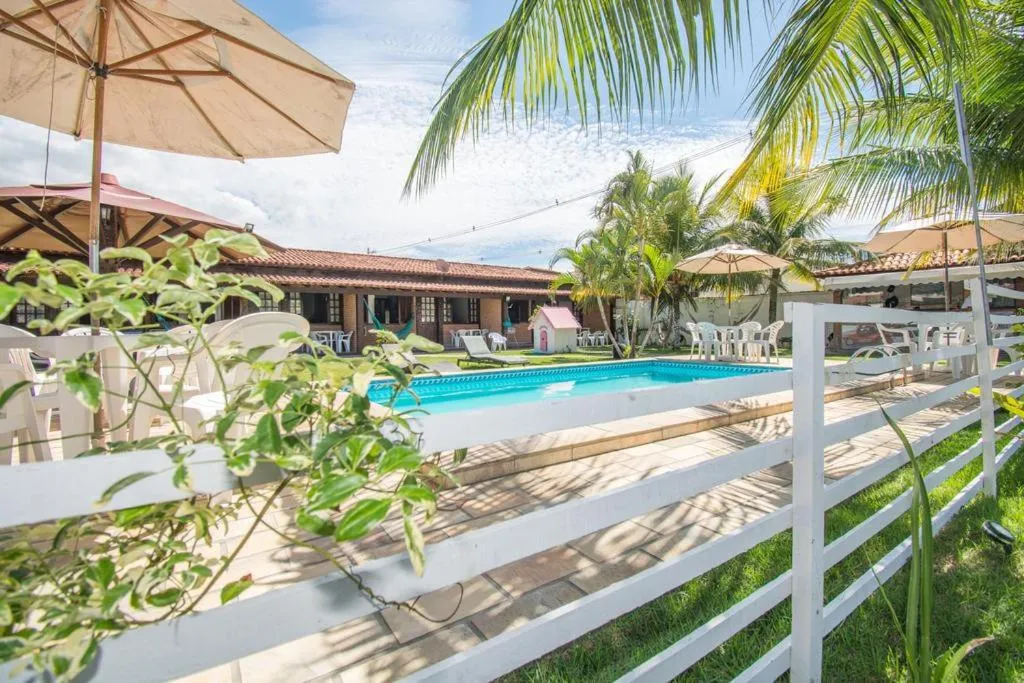 Inner courtyard view in Pousada Casuarina Geribá