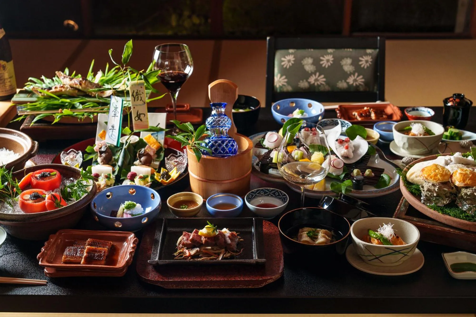 Food close-up in UNZEN HANZUIRYO by Onko Chishin
