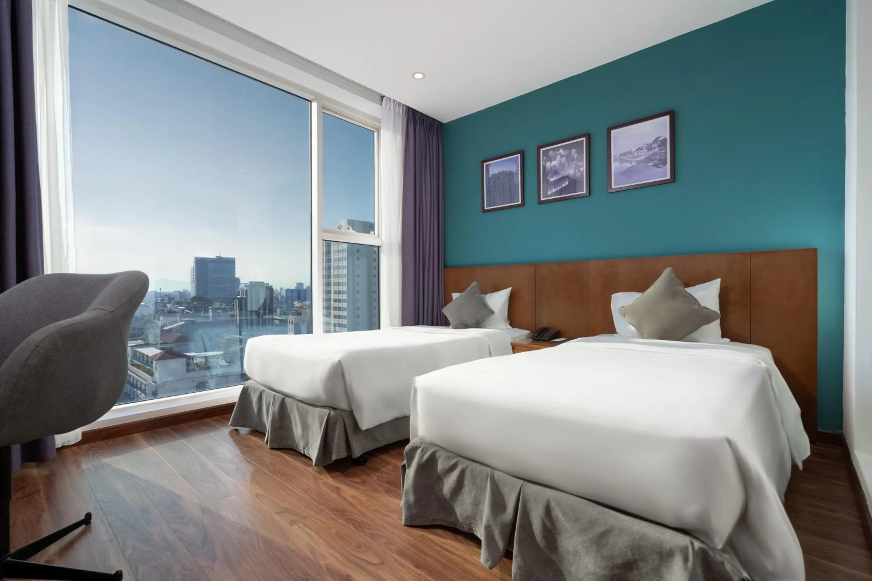 Bed in Royal Lotus Hotel Danang