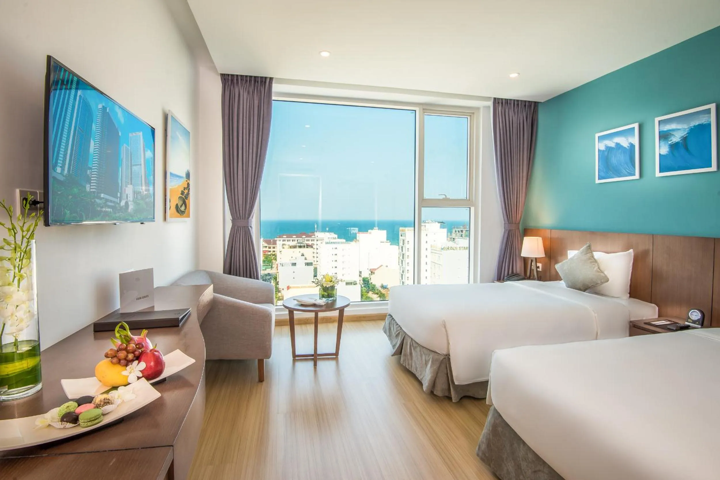 Bed in Royal Lotus Hotel Danang