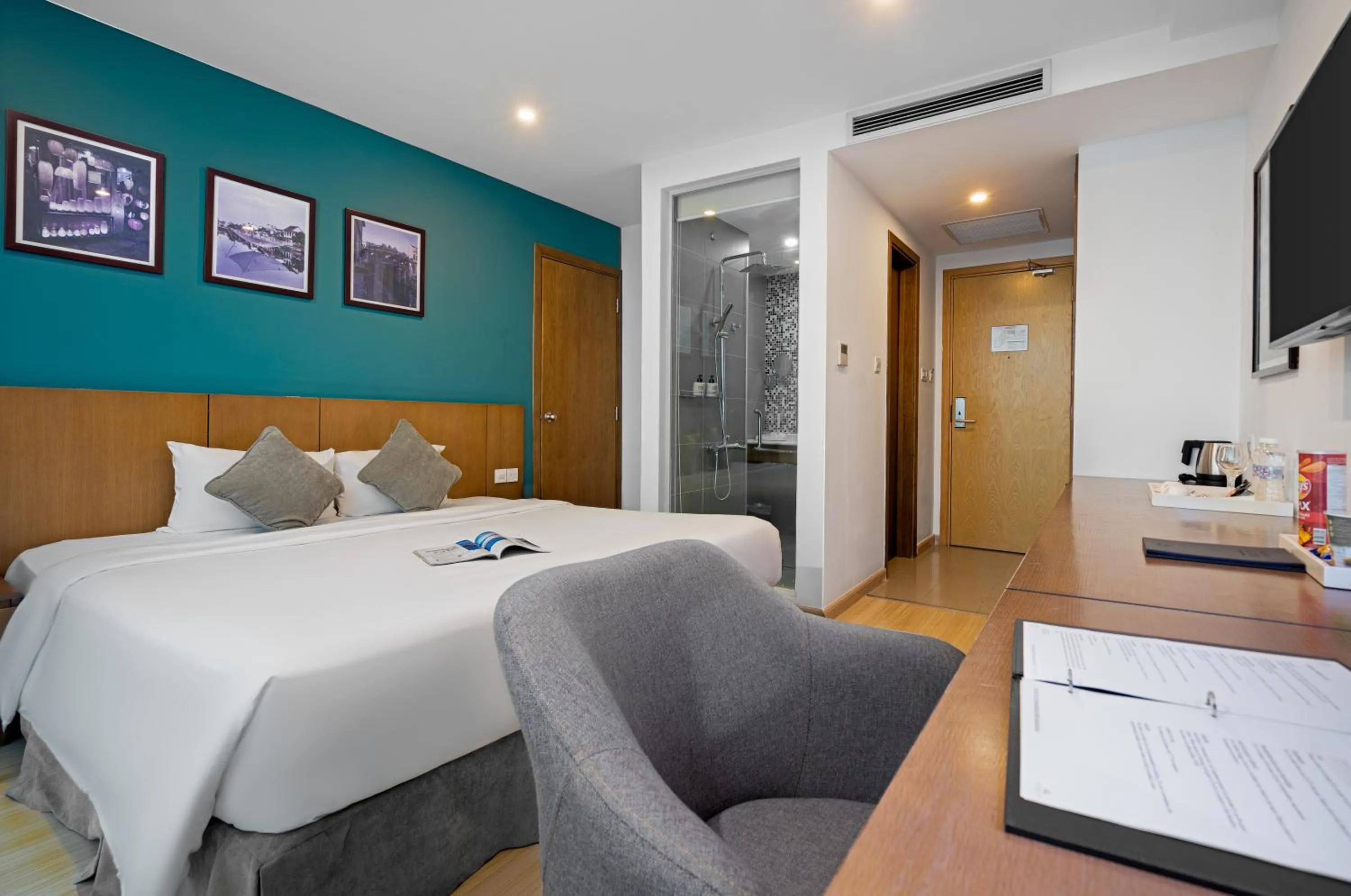 Bed in Royal Lotus Hotel Danang
