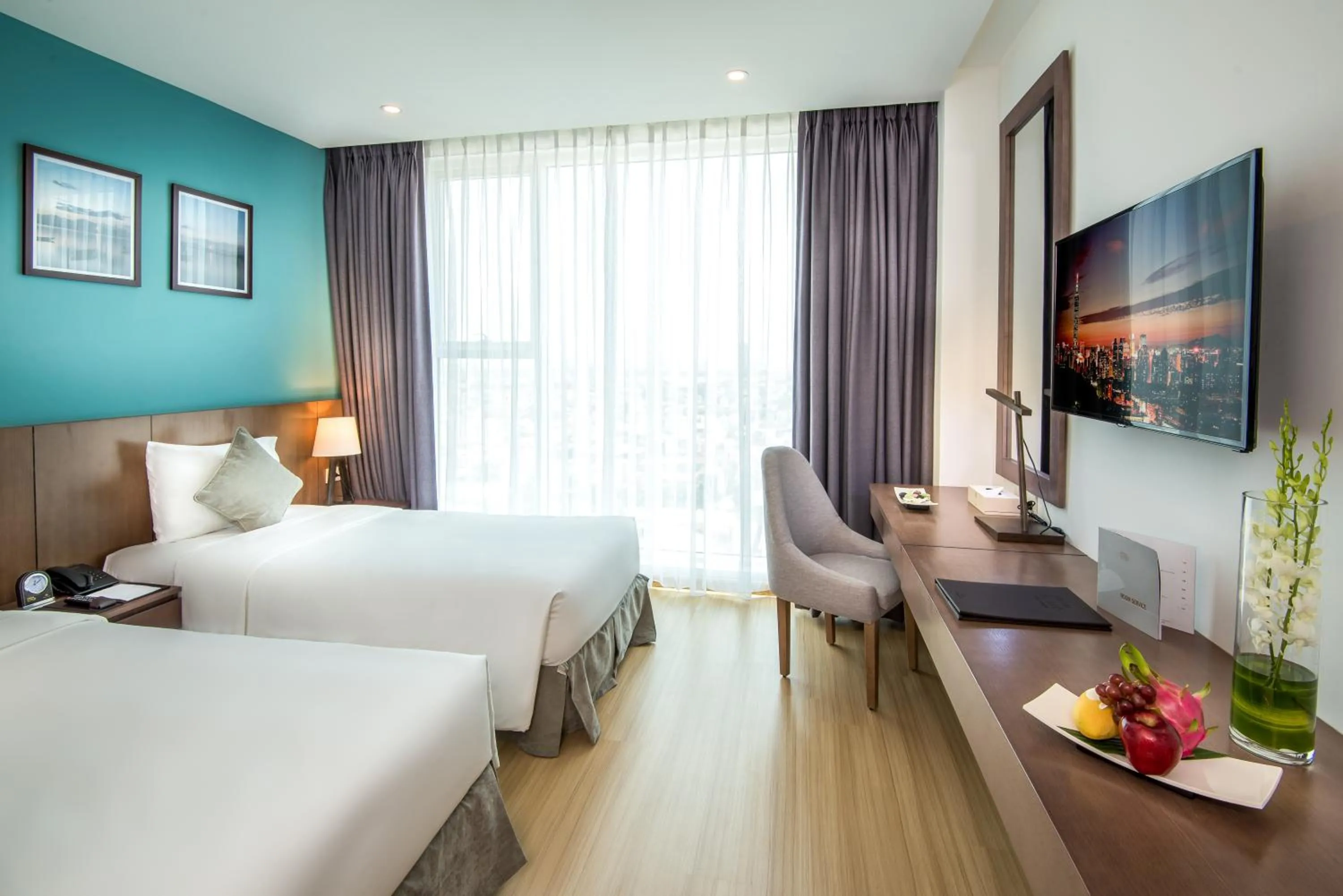 Bed in Royal Lotus Hotel Danang