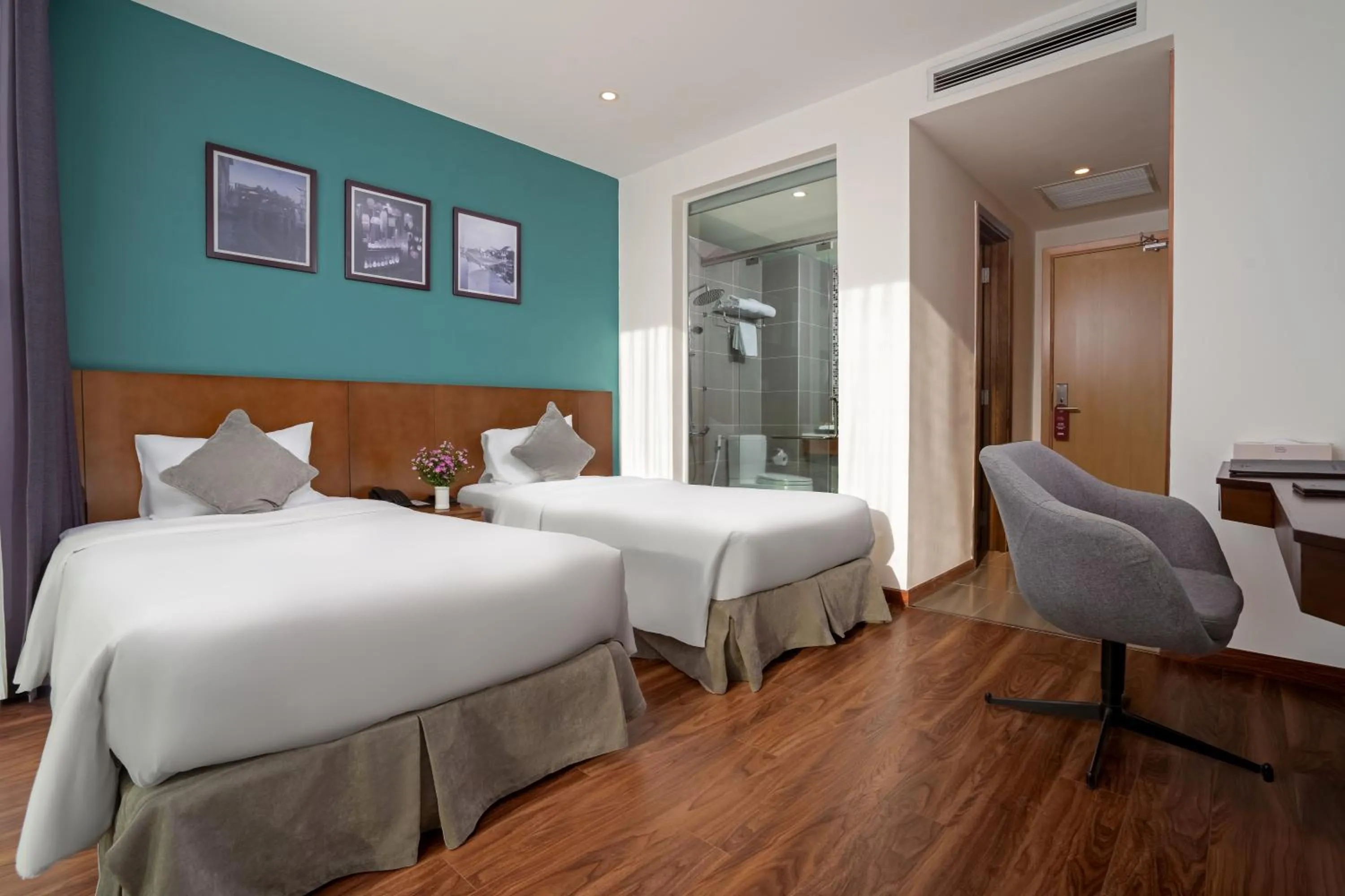 Bed in Royal Lotus Hotel Danang