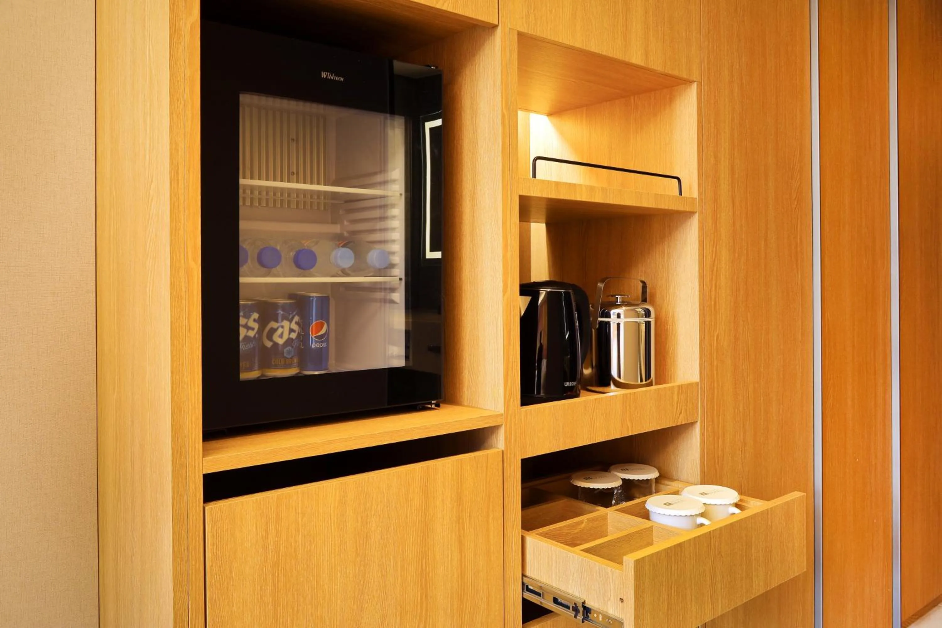 Coffee/tea facilities in Wirye Militopia Hotel By Marine