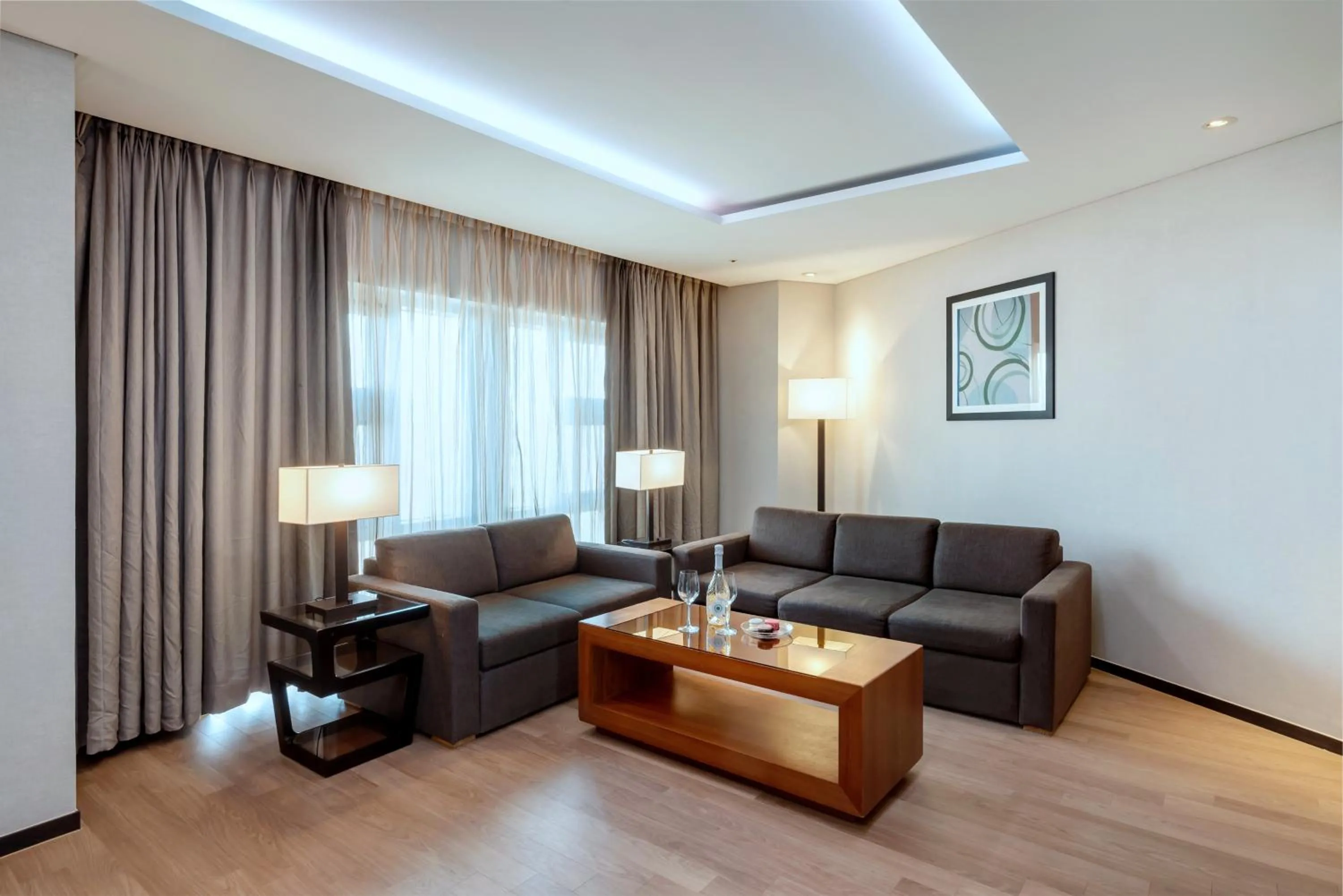 Living room in Wirye Militopia Hotel By Marine