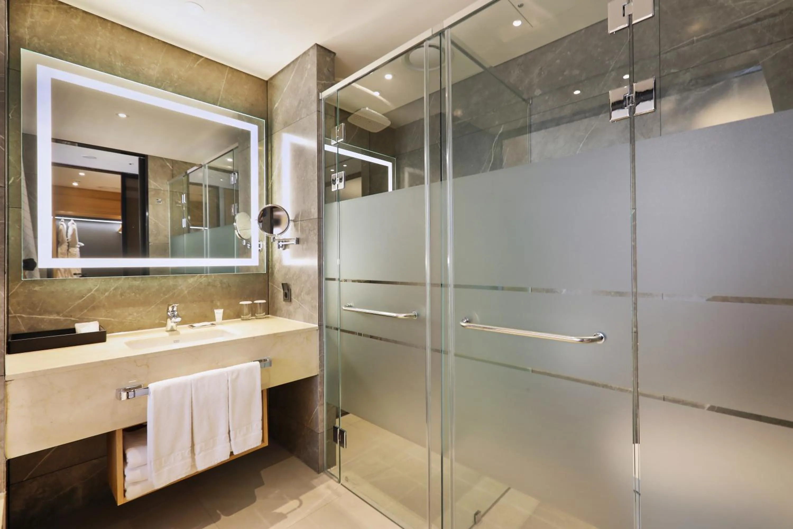 Bathroom in Wirye Militopia Hotel By Marine