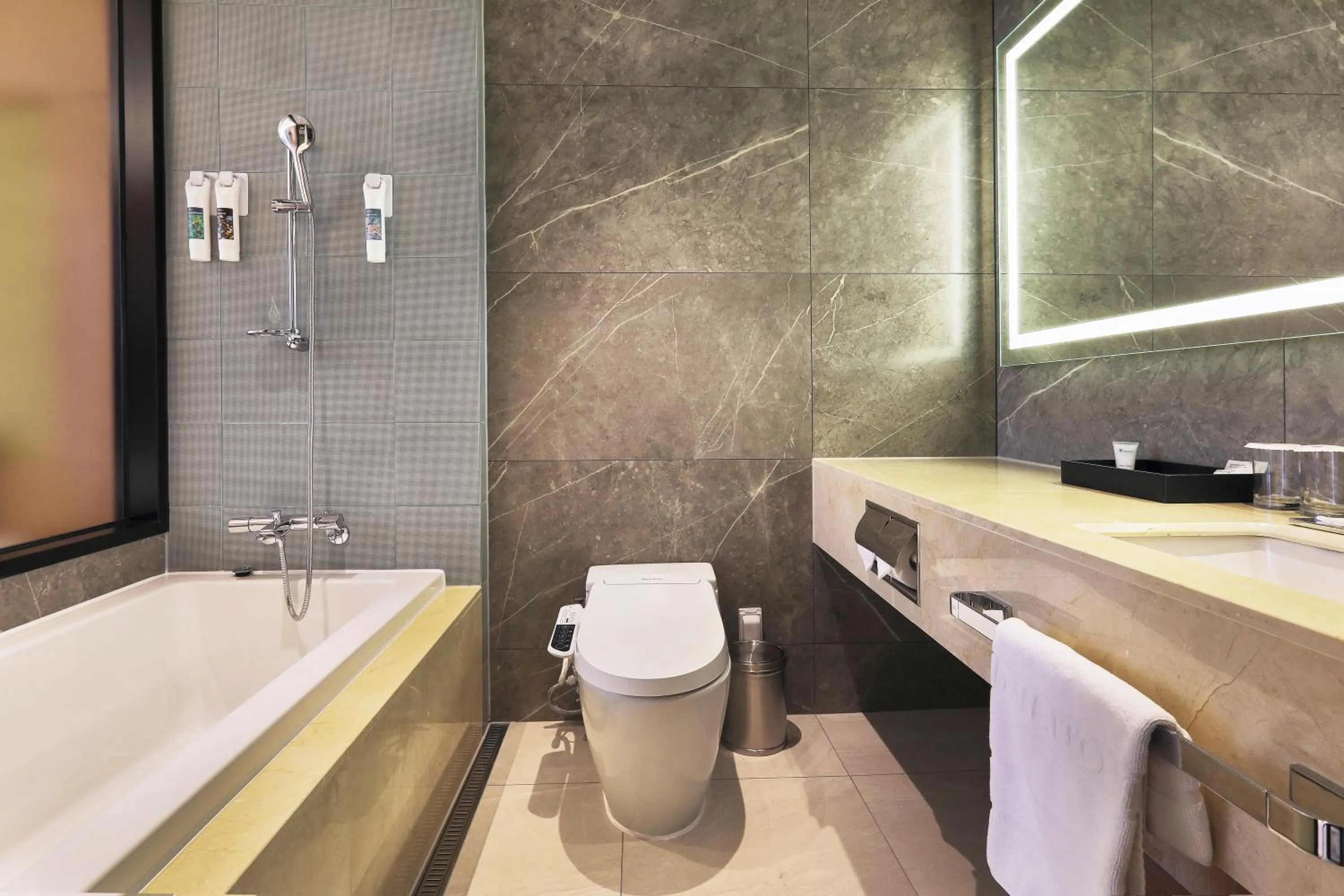 Bathroom in Wirye Militopia Hotel By Marine