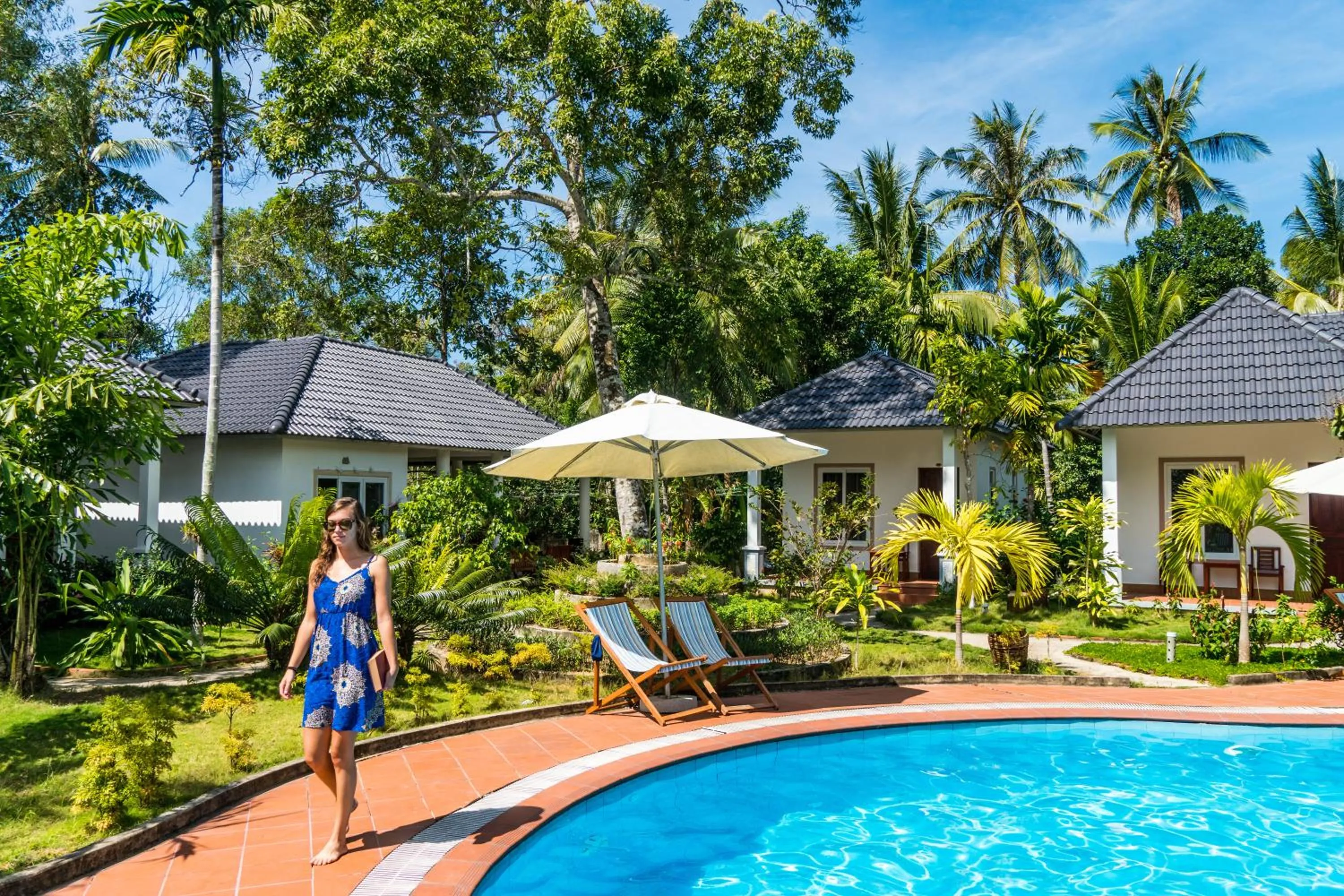 Garden view in Long Mountain Resort