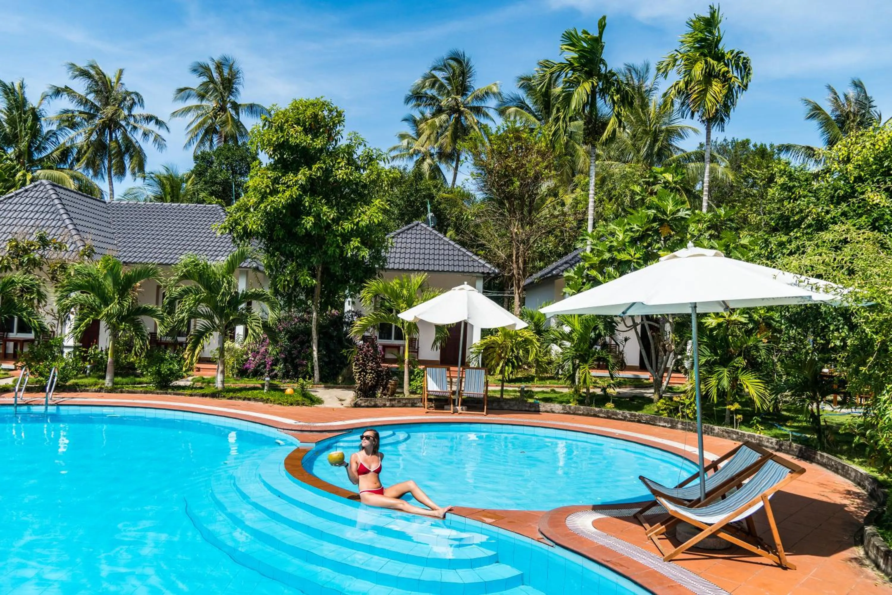 Pool view in Long Mountain Resort