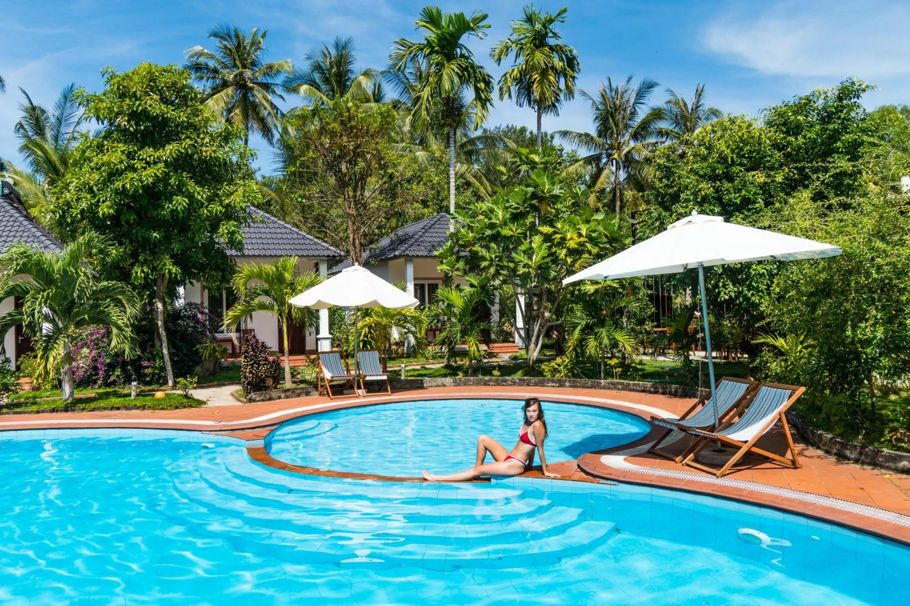 Pool view in Long Mountain Resort