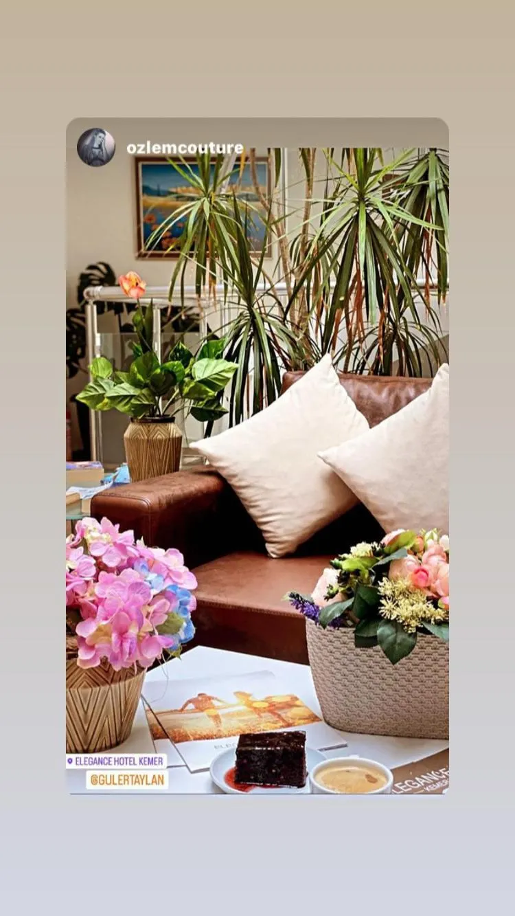 Living room in Elegance Hotel Kemer
