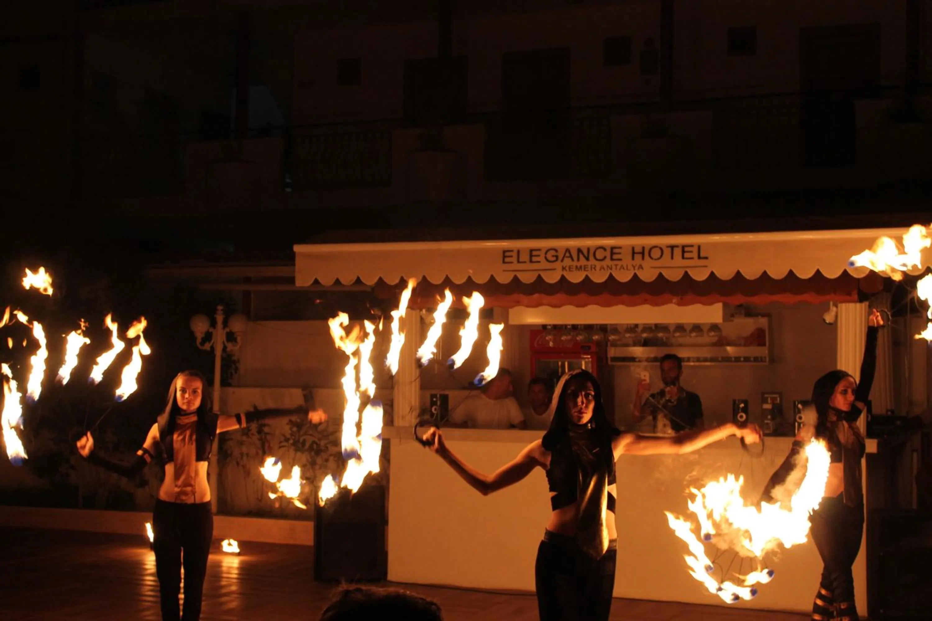 Evening entertainment in Elegance Hotel Kemer