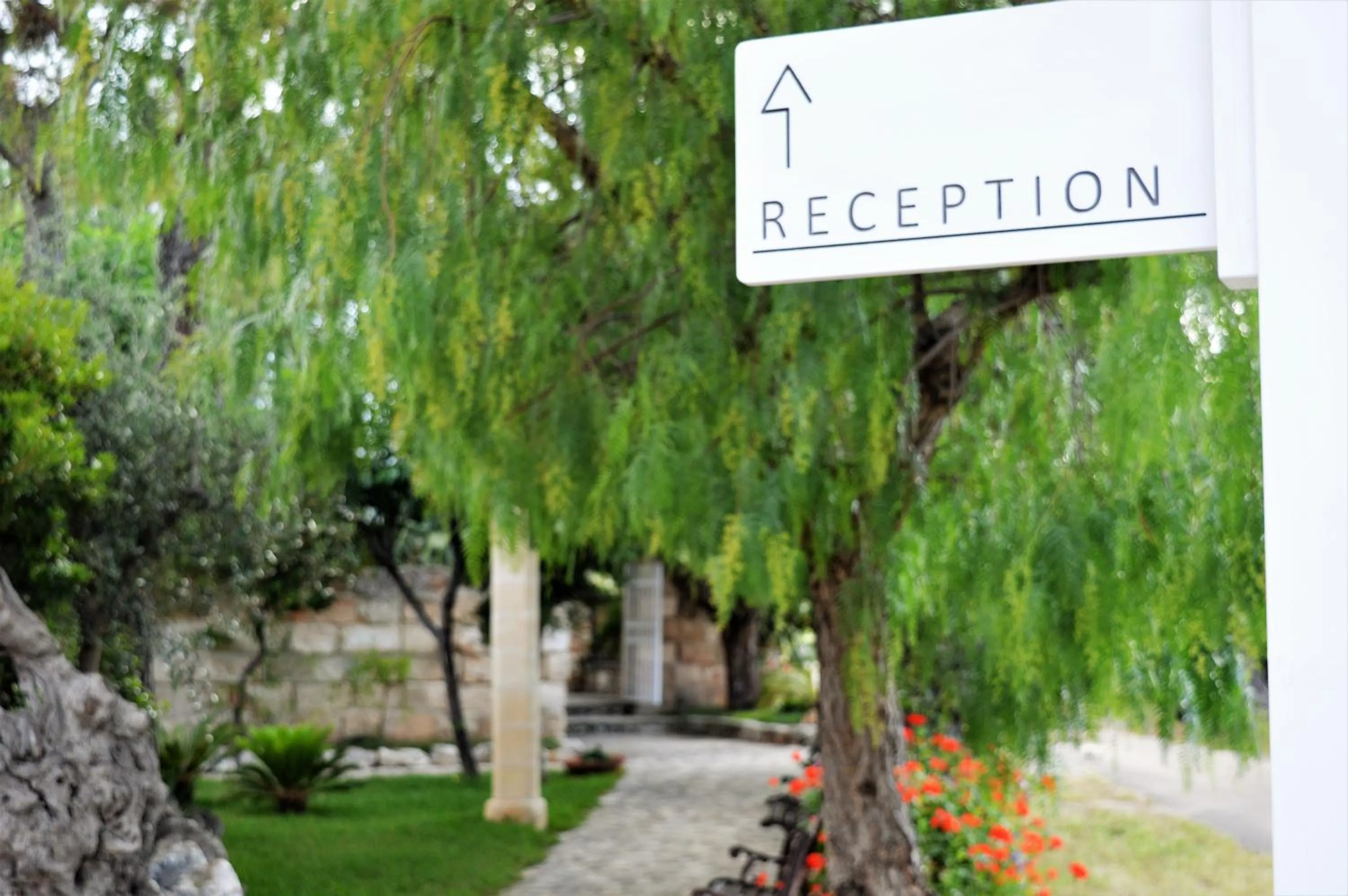 Lobby or reception in Masseria Torrepietra
