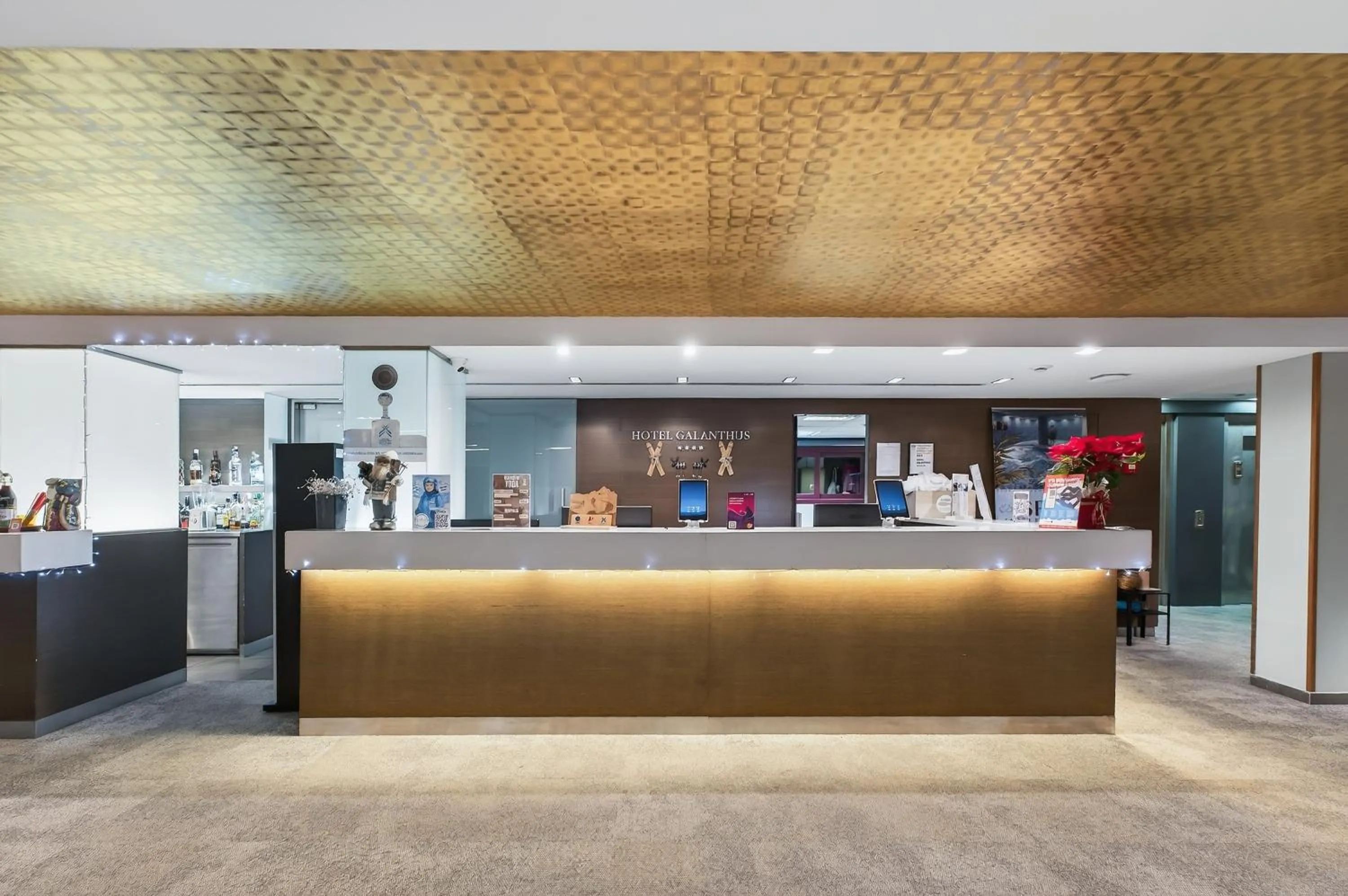 Lobby or reception in Wuau! Hotel Galanthus & Spa