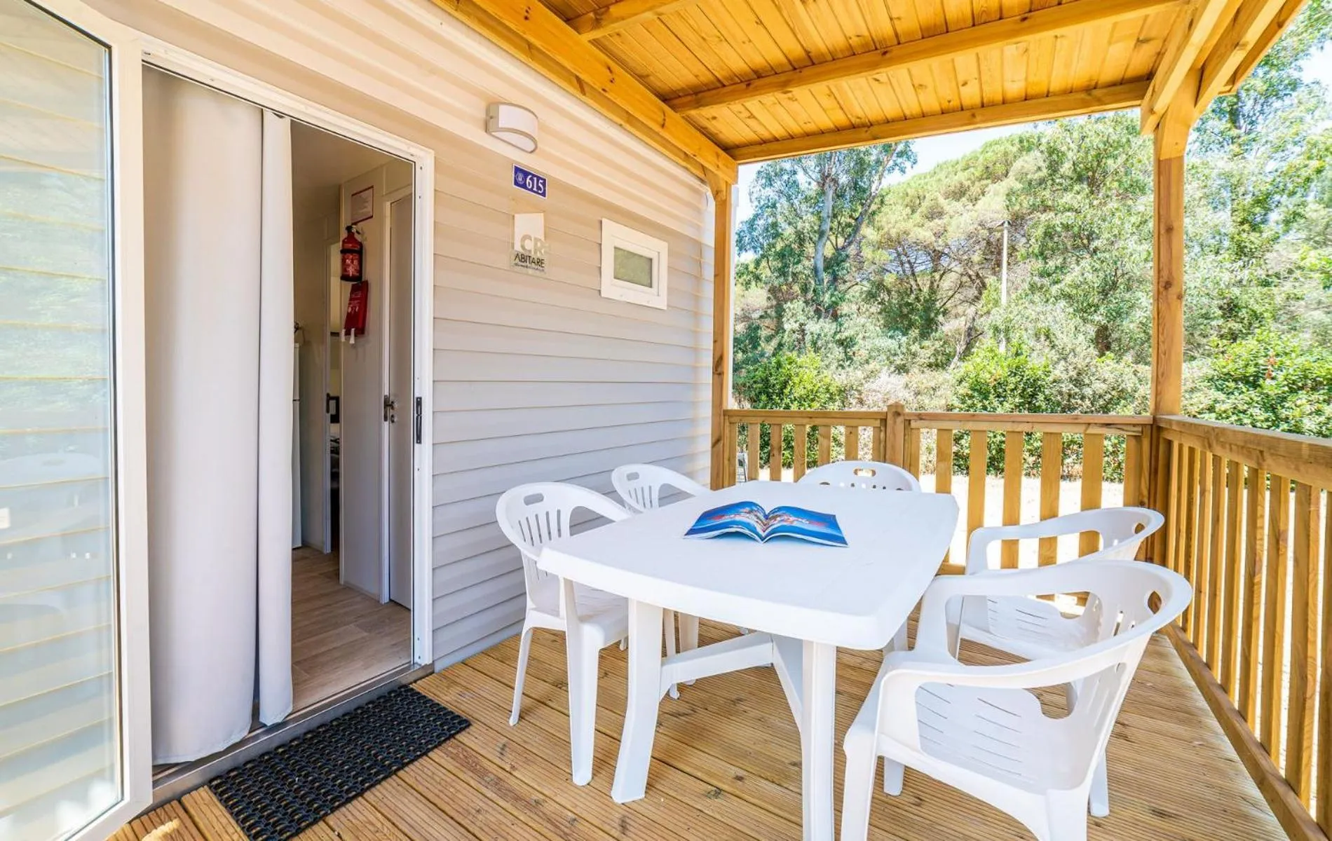 Balcony/Terrace in Camping Village Roma Capitol