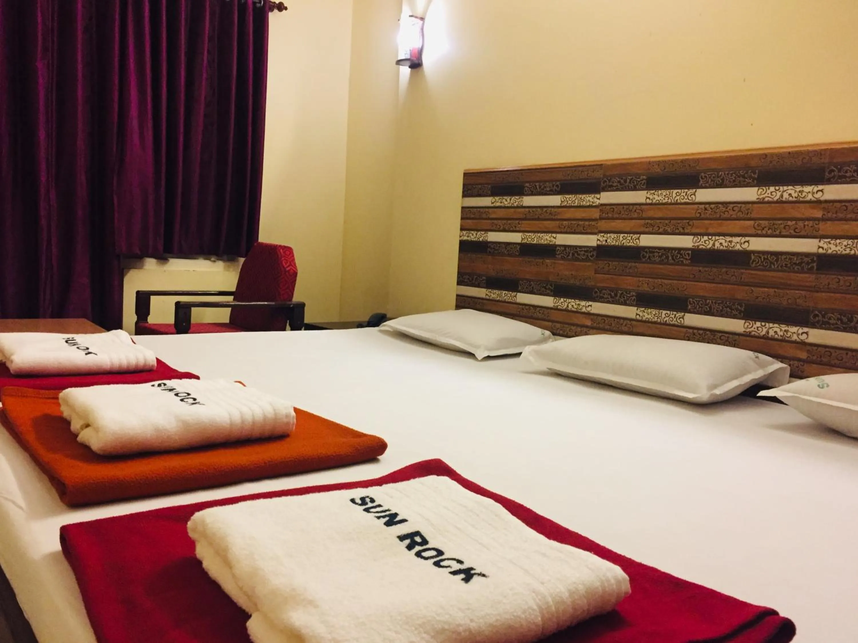 Bed in Hotel Sun Rock