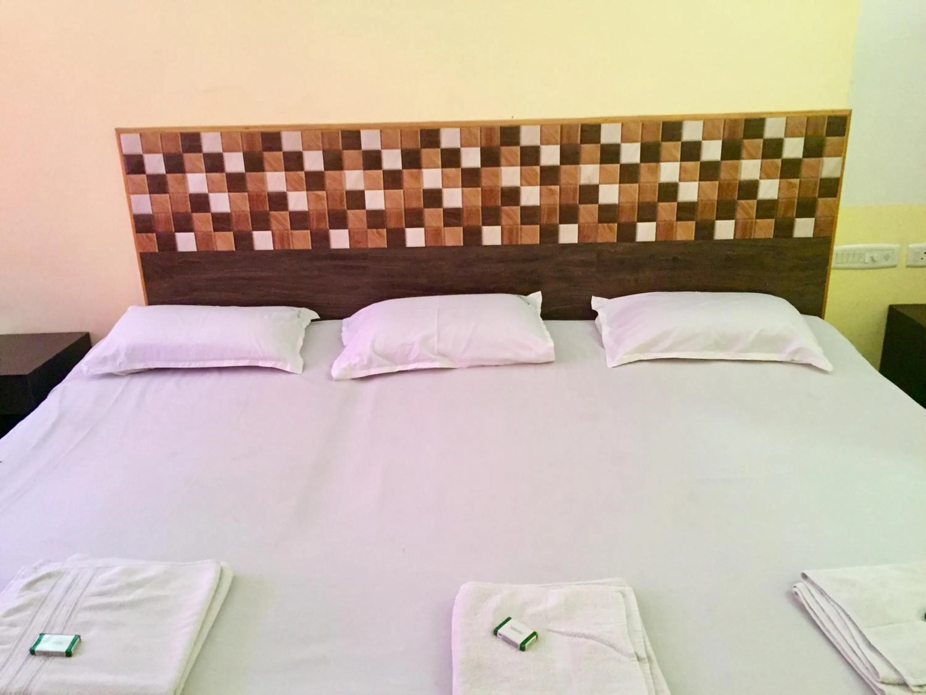 Bed in Hotel Sun Rock