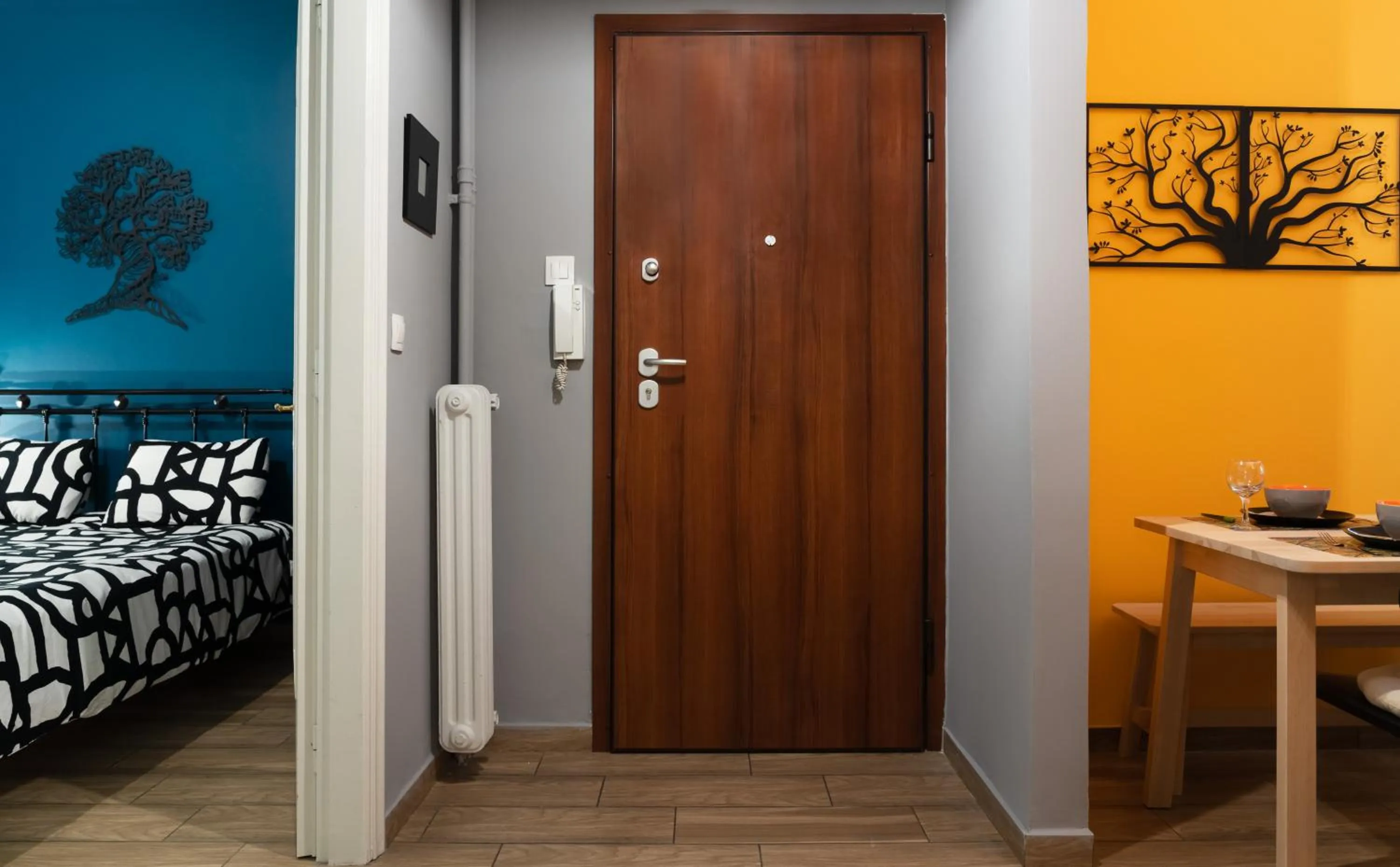 People in Apartment at the foothills of Acropolis