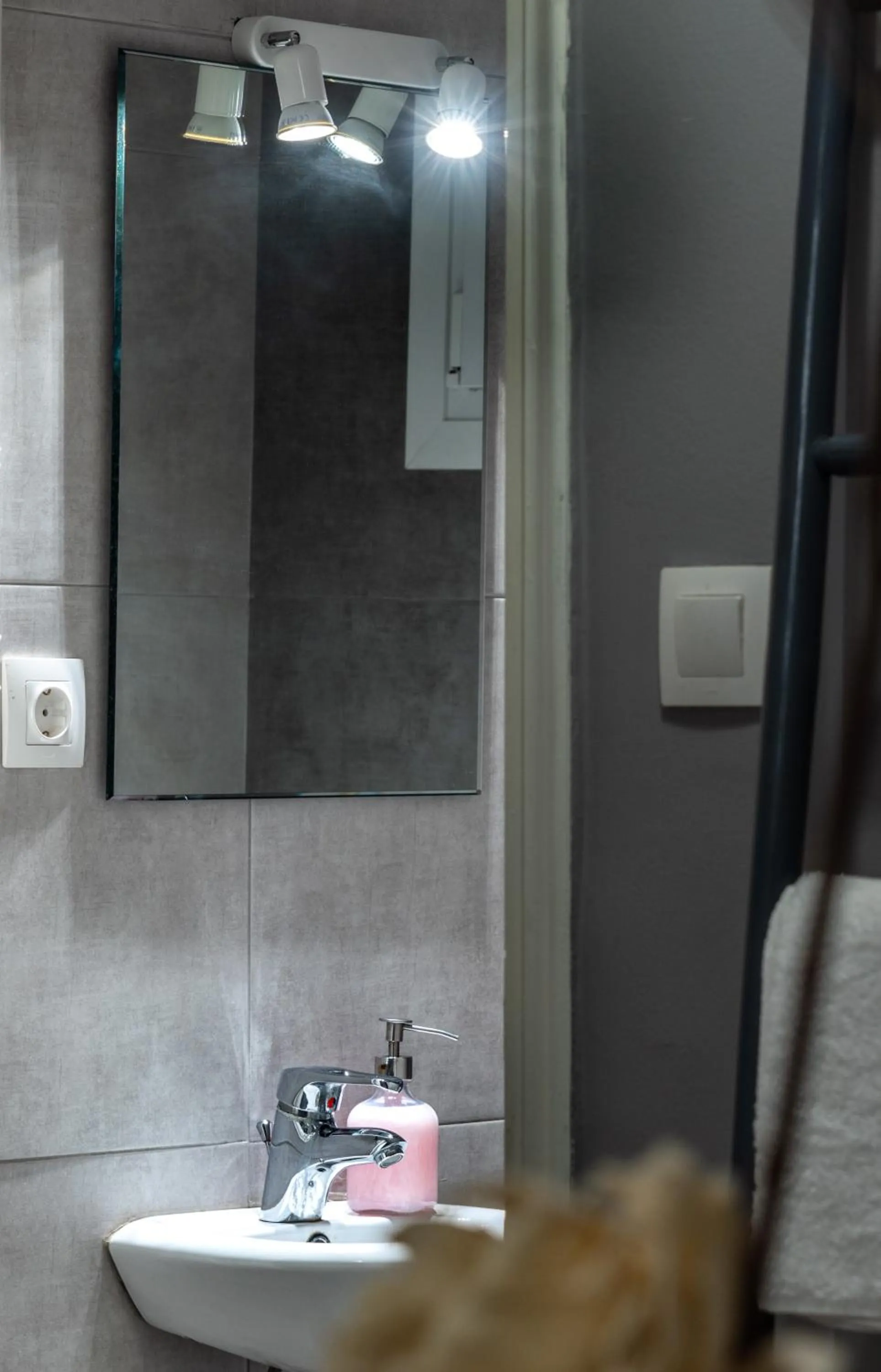 Bathroom in Apartment at the foothills of Acropolis