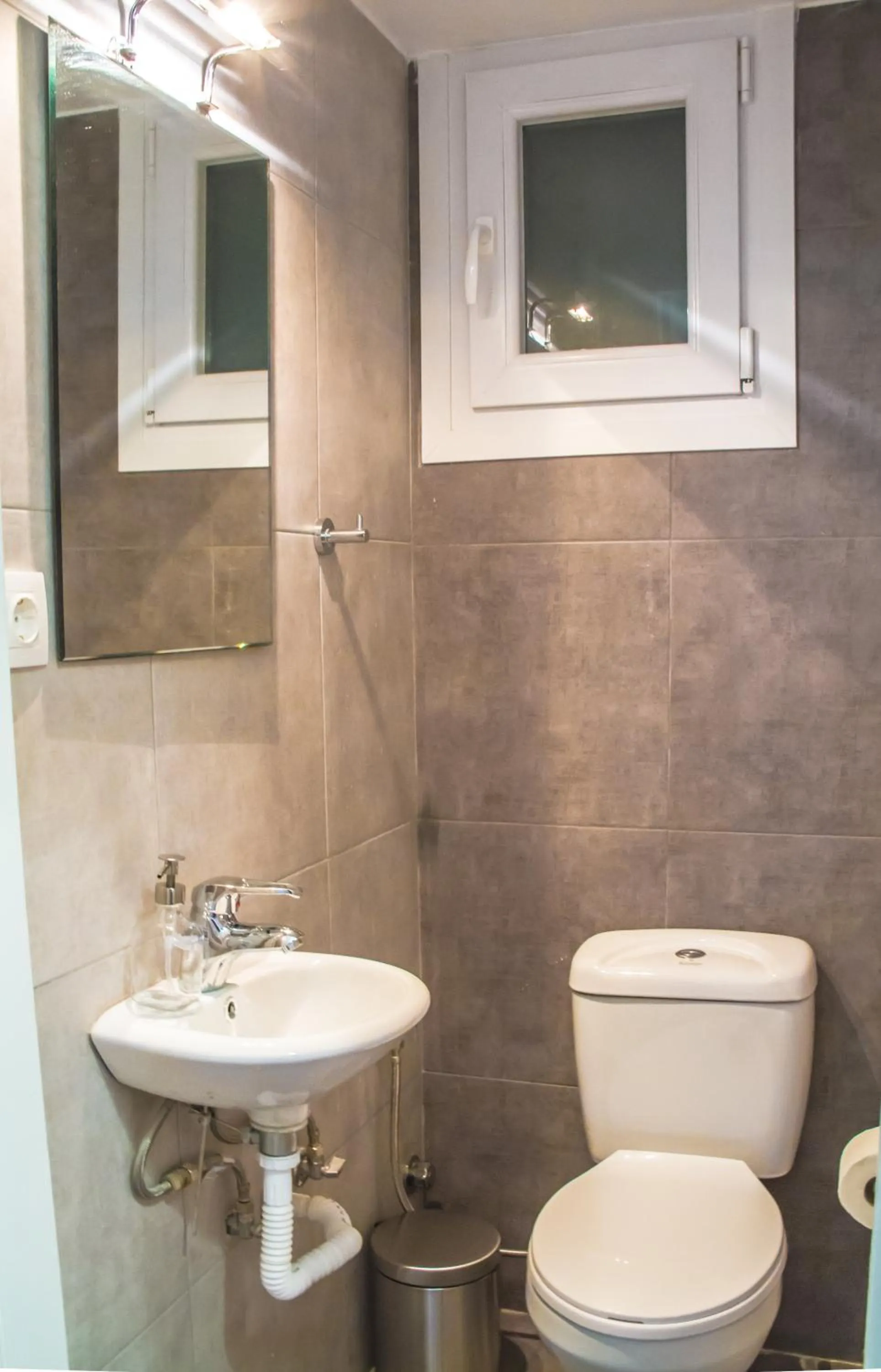 Bathroom in Apartment at the foothills of Acropolis