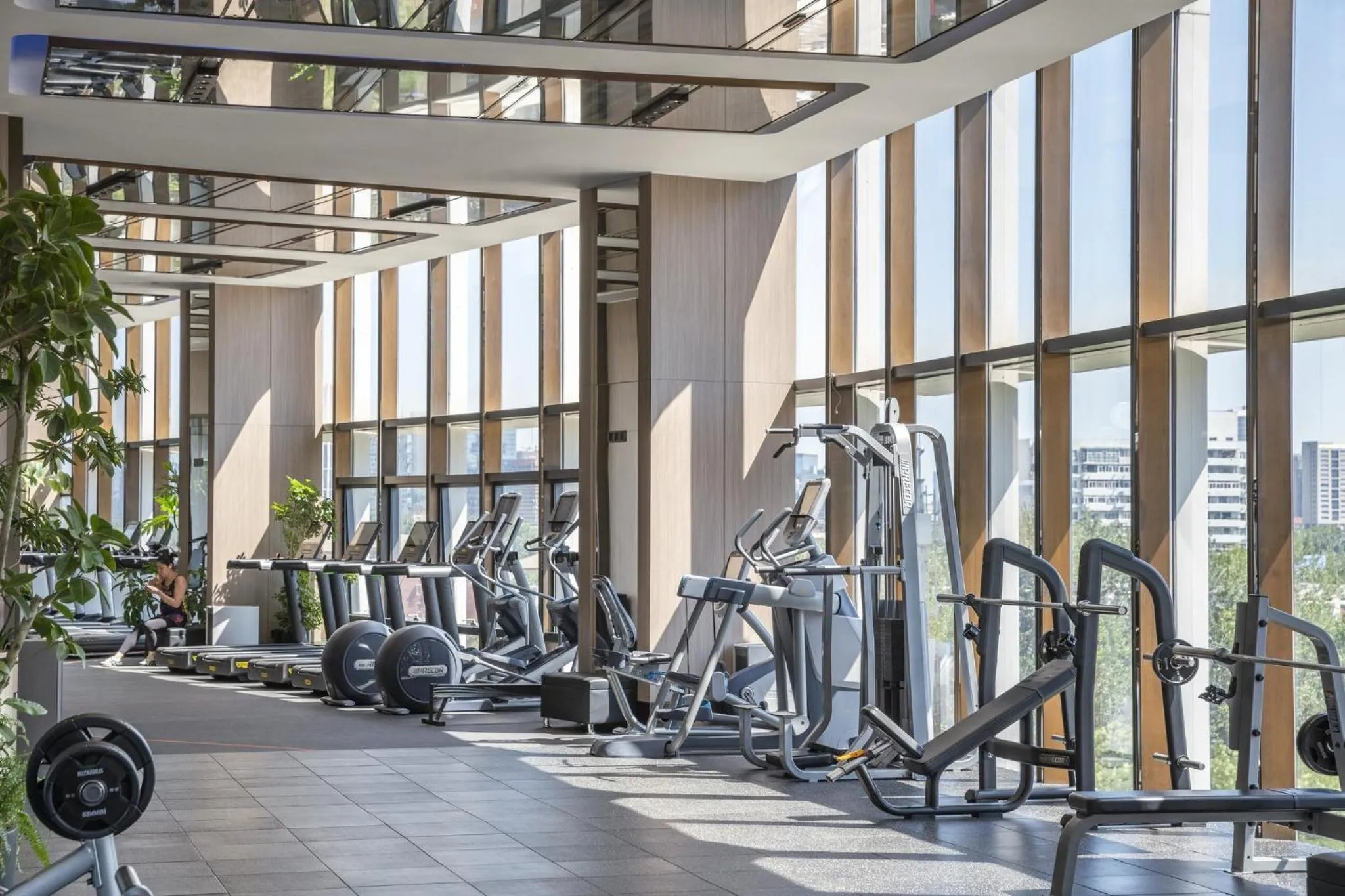 Fitness centre/facilities in InterContinental Beijing Sanlitun by IHG