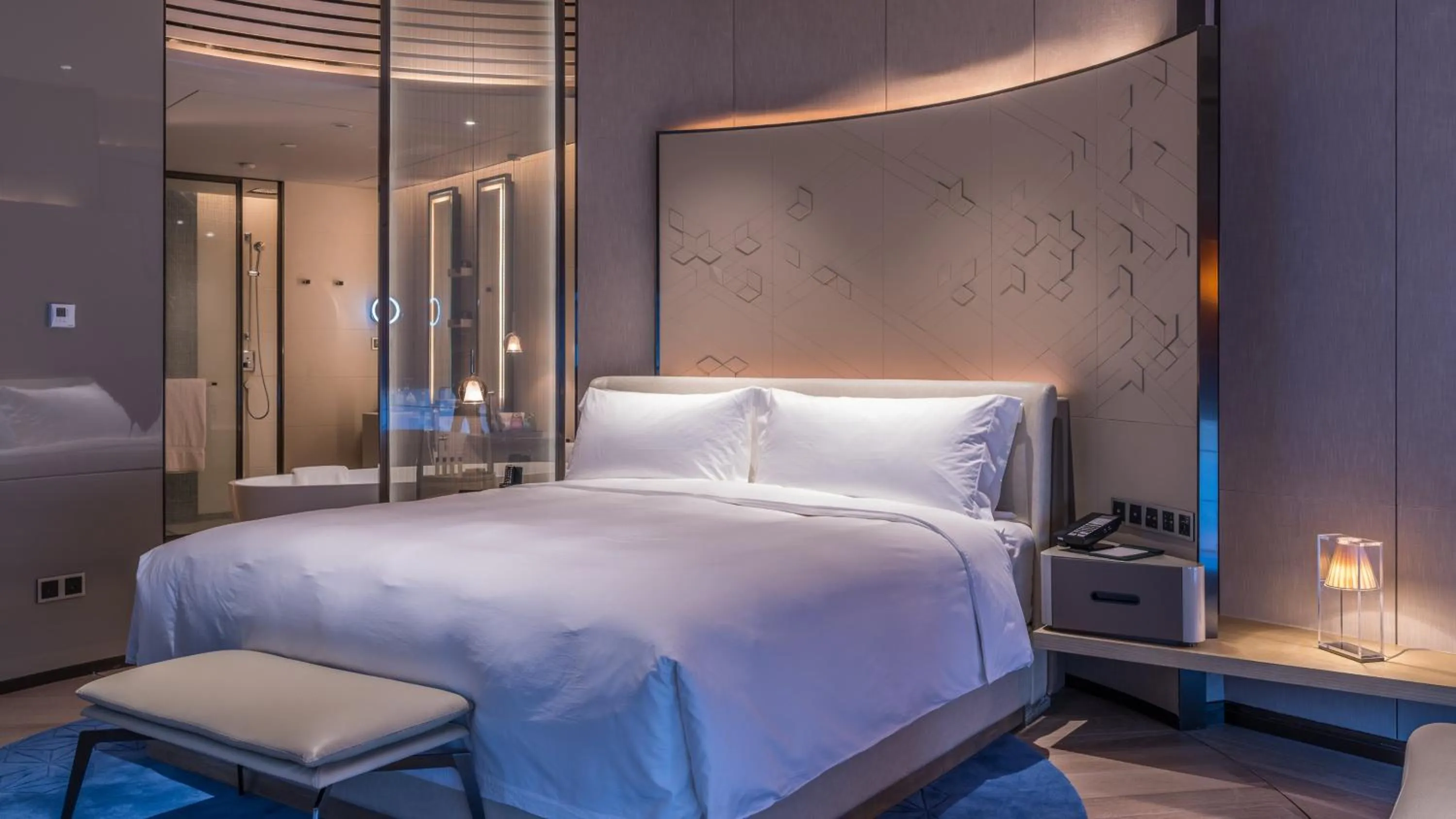 Photo of the whole room, Bed in InterContinental Beijing Sanlitun by IHG