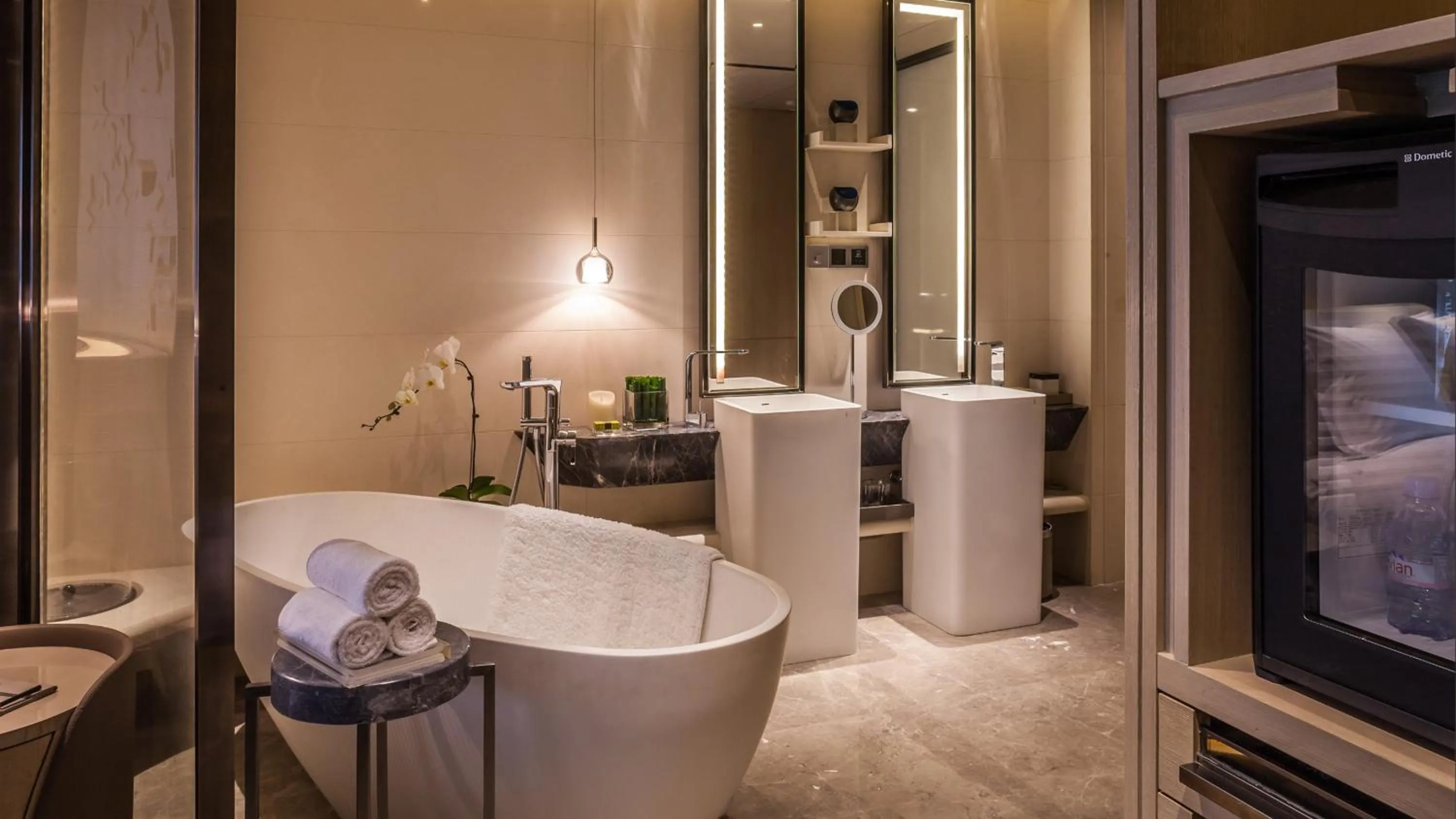 Bathroom in InterContinental Beijing Sanlitun by IHG
