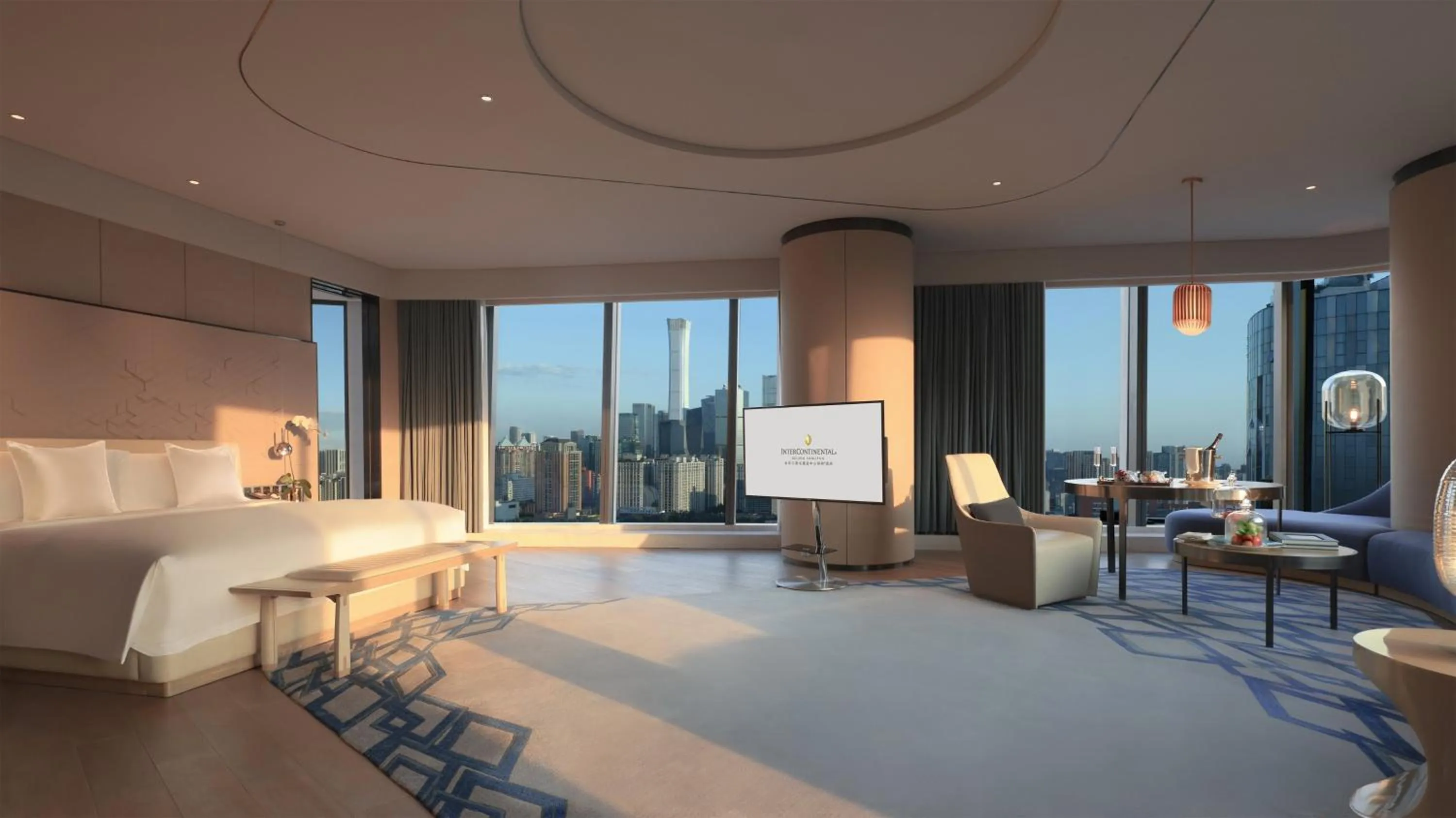 Photo of the whole room, Bed in InterContinental Beijing Sanlitun by IHG