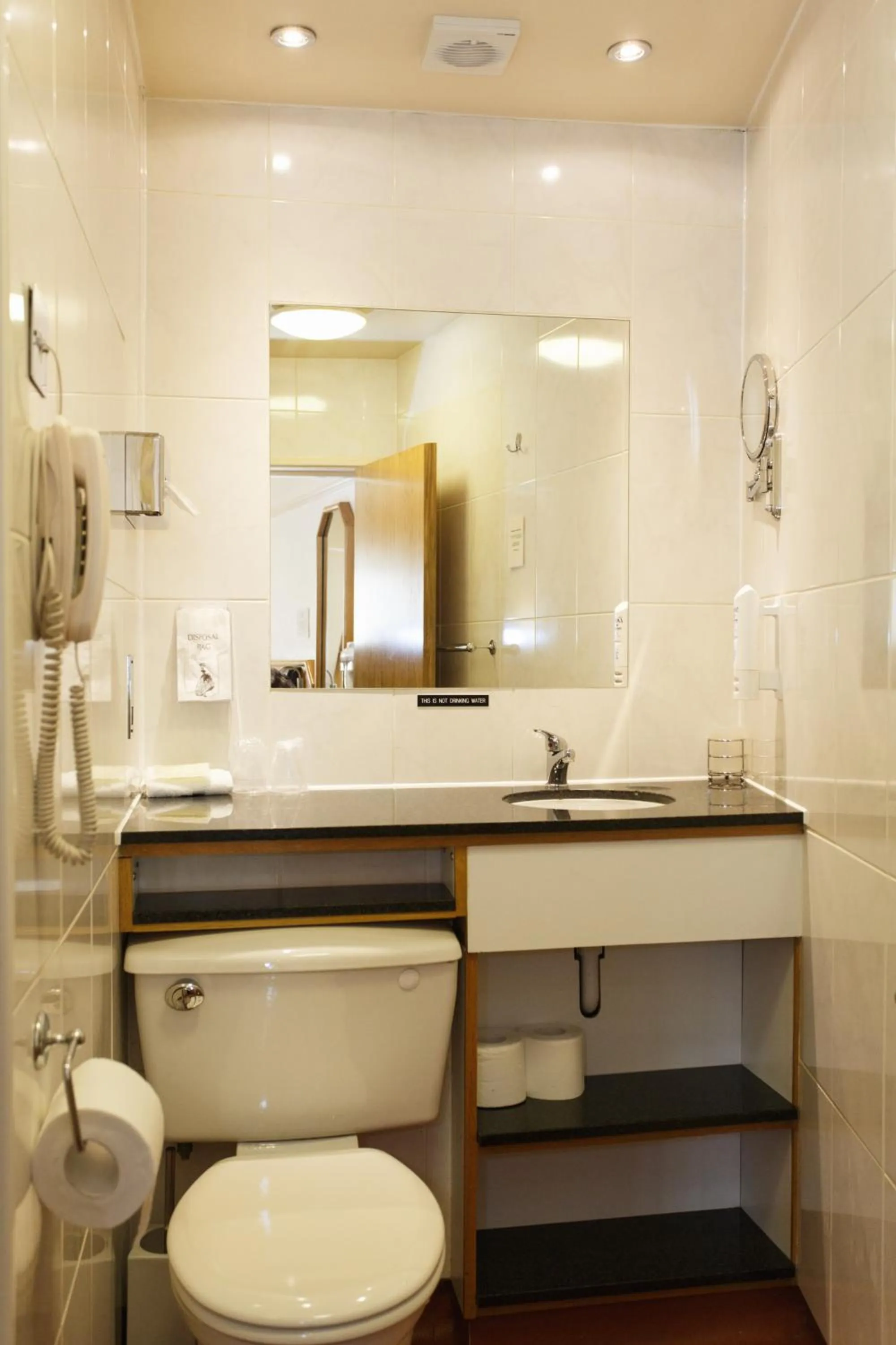 Toilet in Morgan Hotel