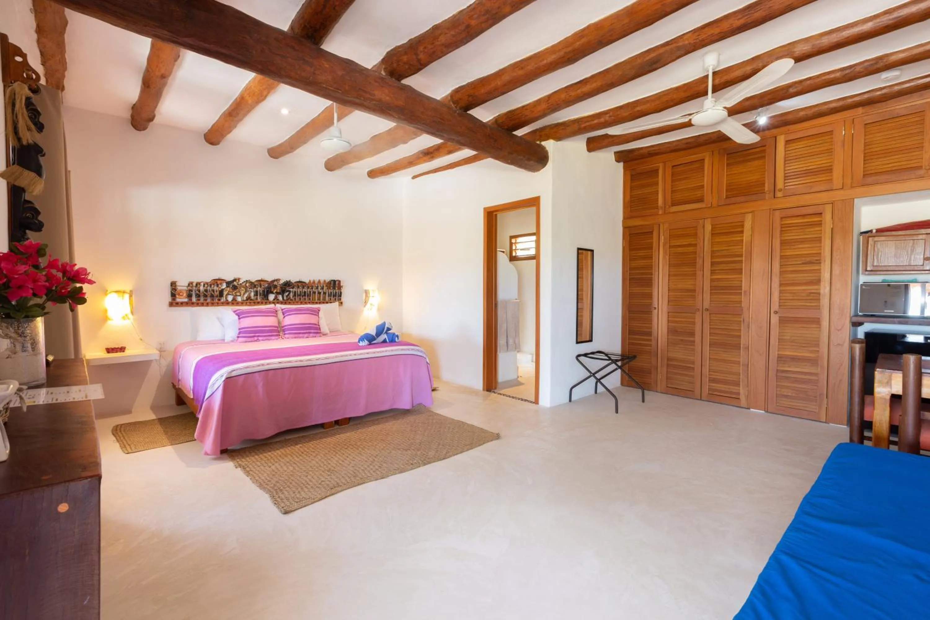 Bed in La Casa del Alux - Adults Only