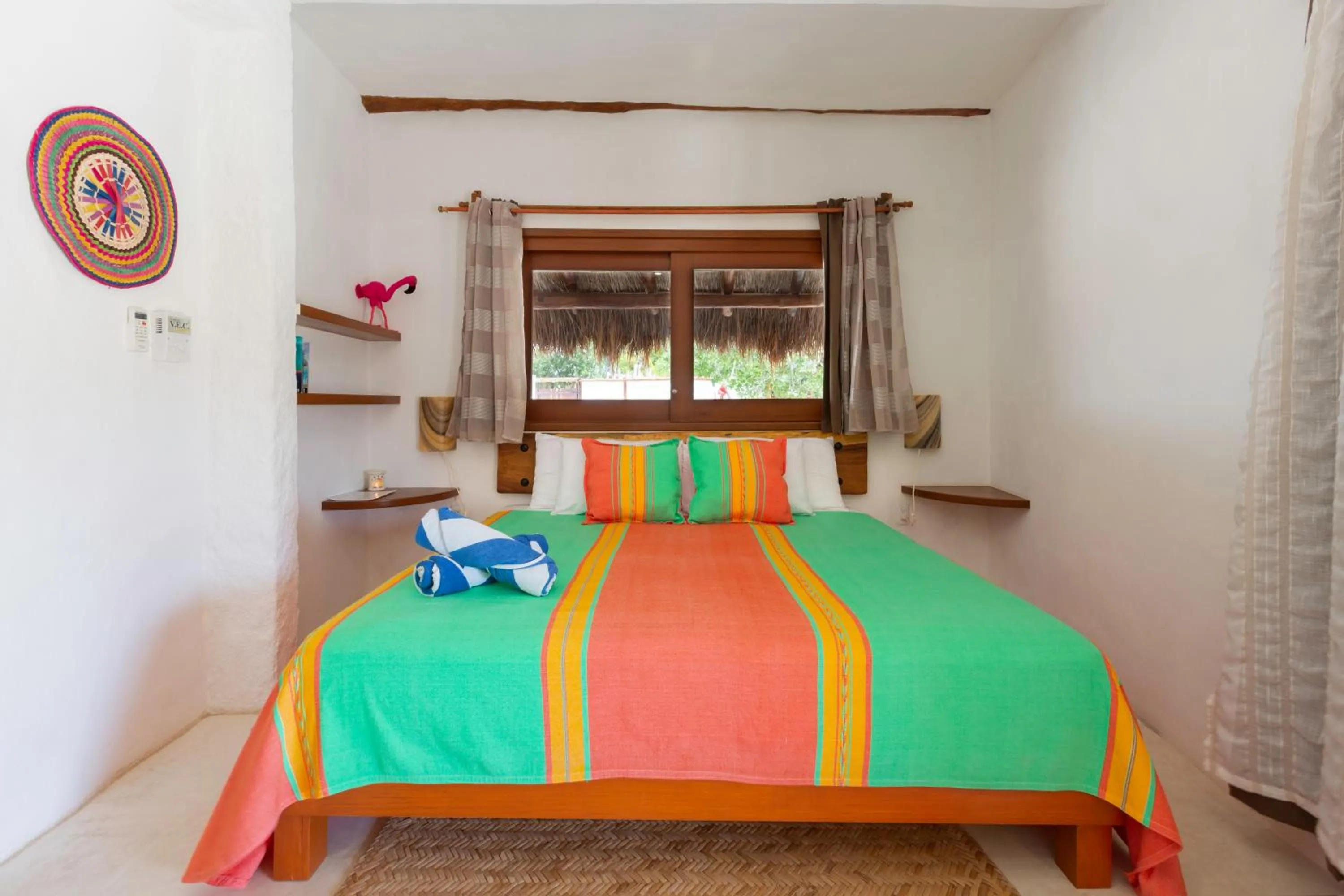 Bed in La Casa del Alux - Adults Only