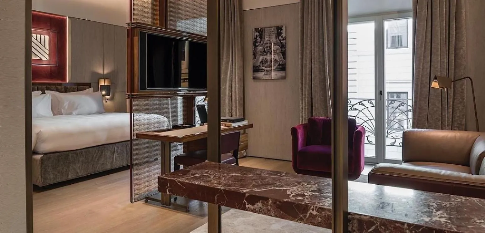 Bedroom, Bed in Fendi Private Suites - Small Luxury Hotels of the World