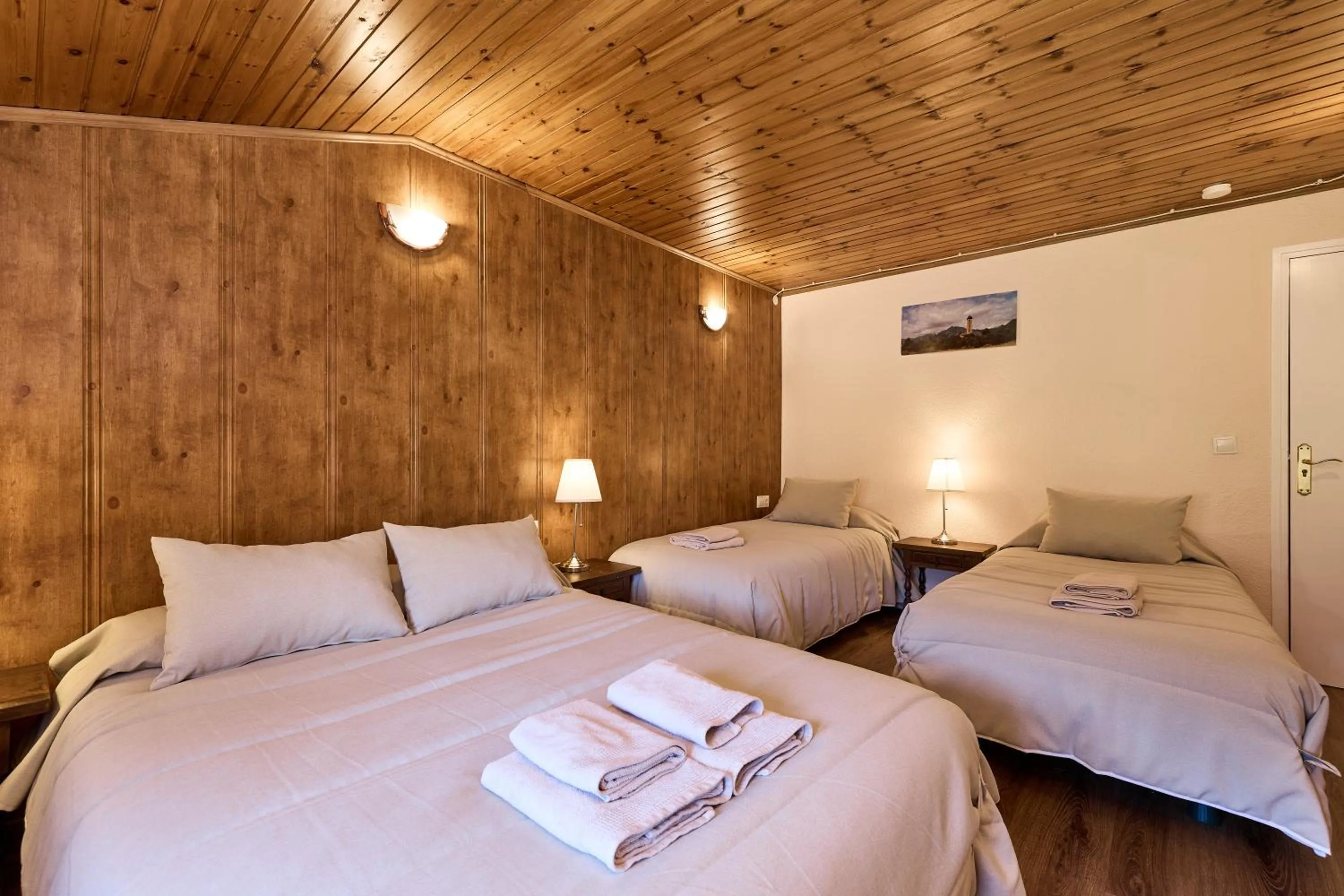 Bed in Hotel Peretol