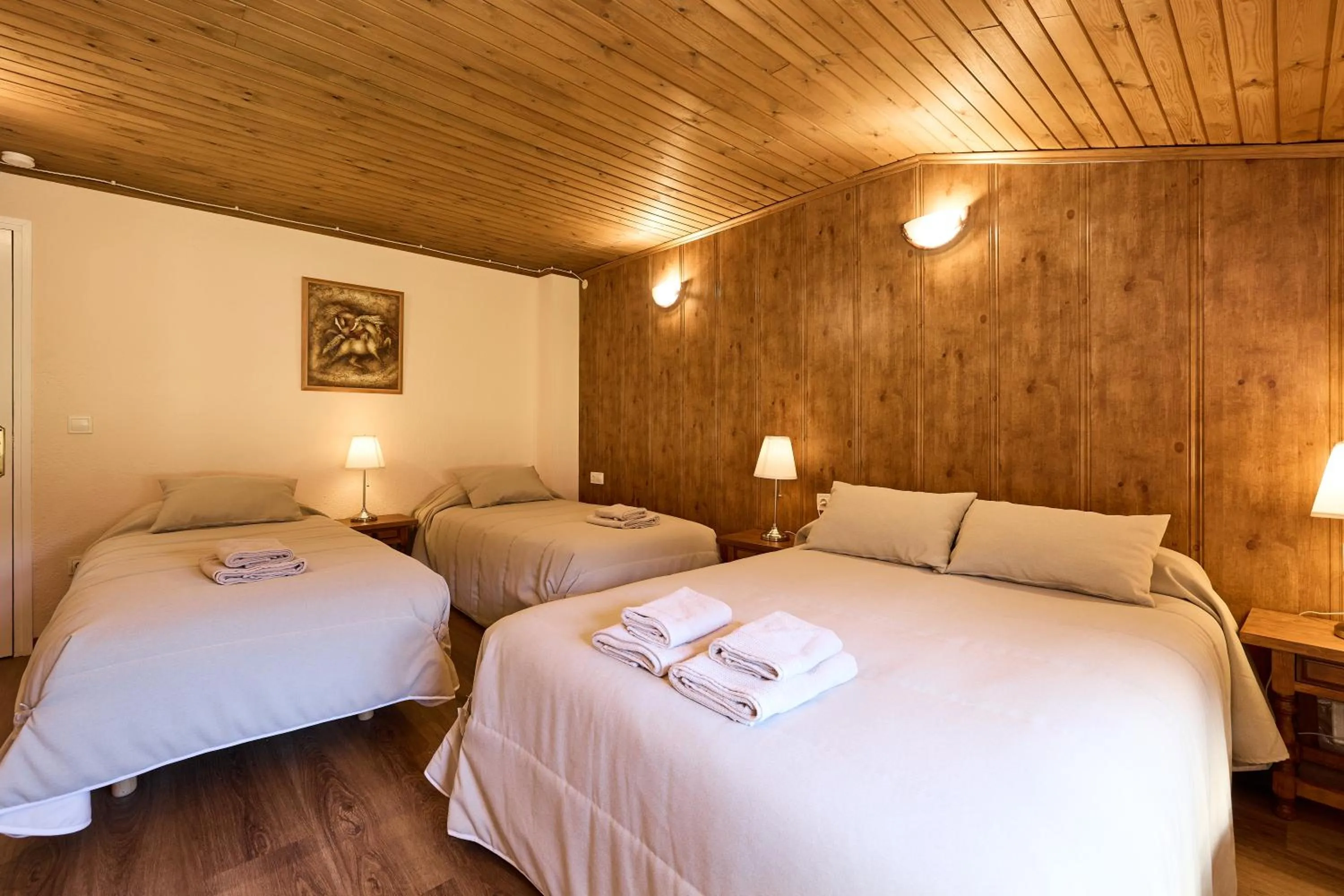 Bed in Hotel Peretol