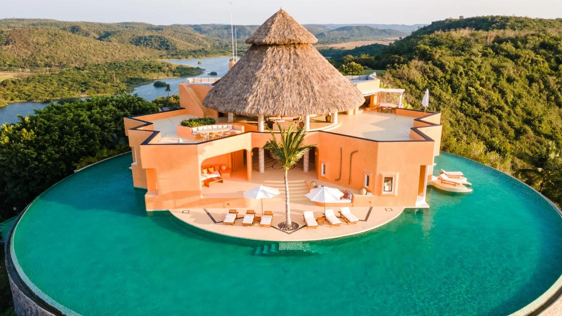 Bird's eye view in Iconic Villas in Careyes