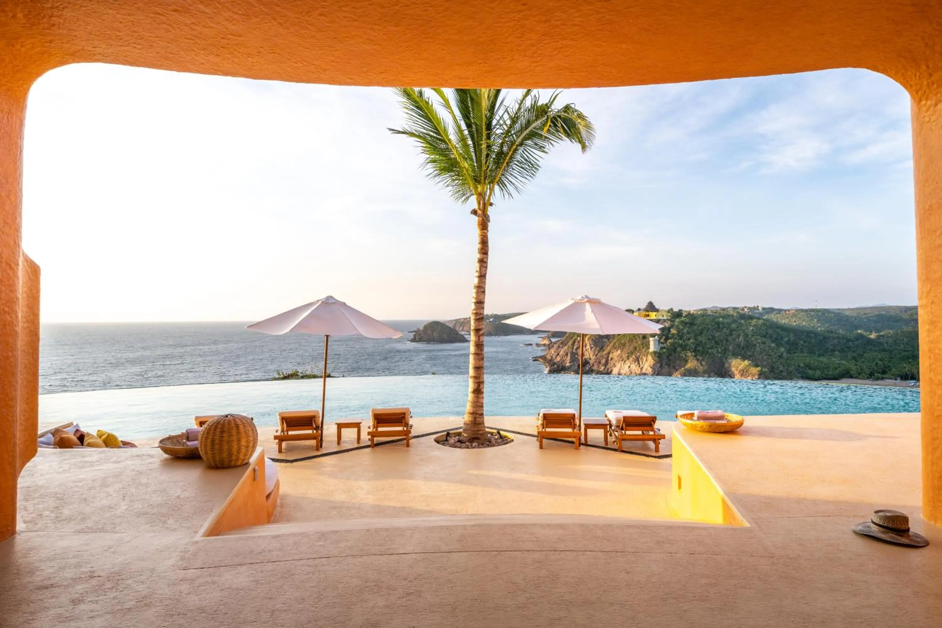 Pool view in Iconic Villas in Careyes