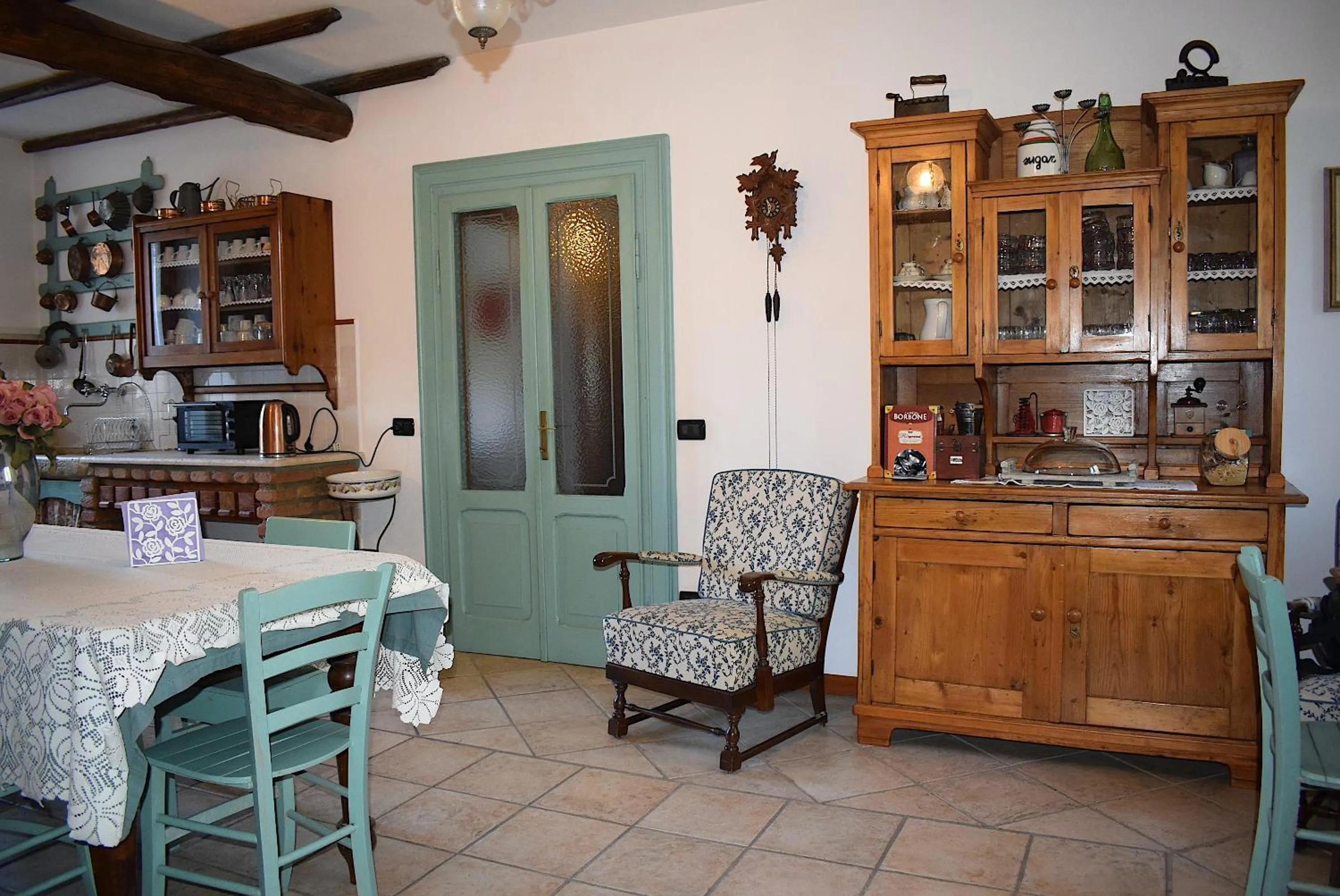 Kitchen or kitchenette in Casa Vacanze Cascina Campagnola