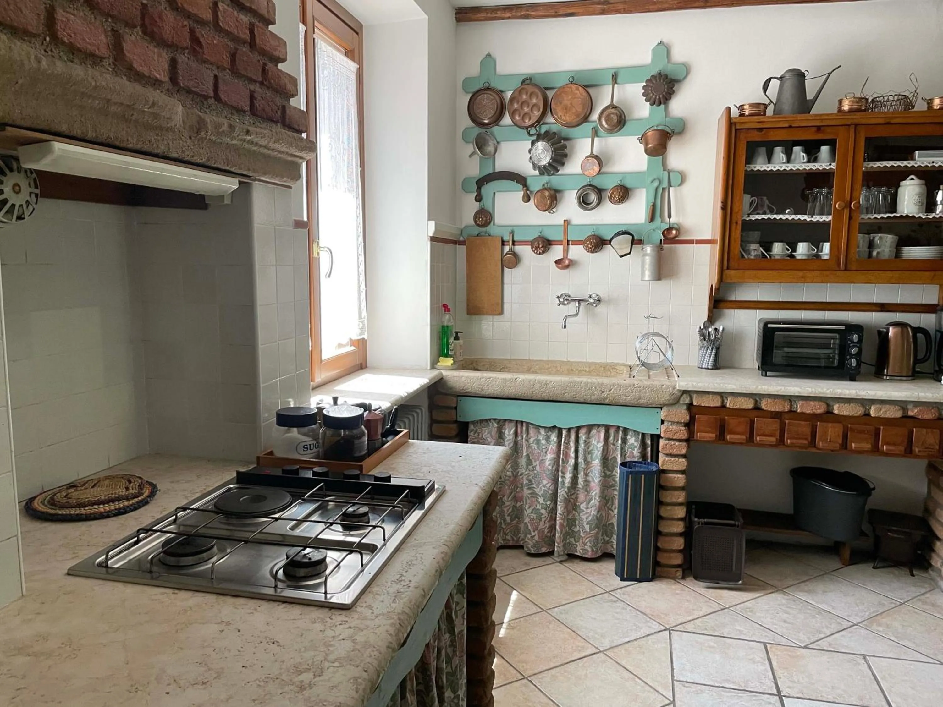 stove in Casa Vacanze Cascina Campagnola