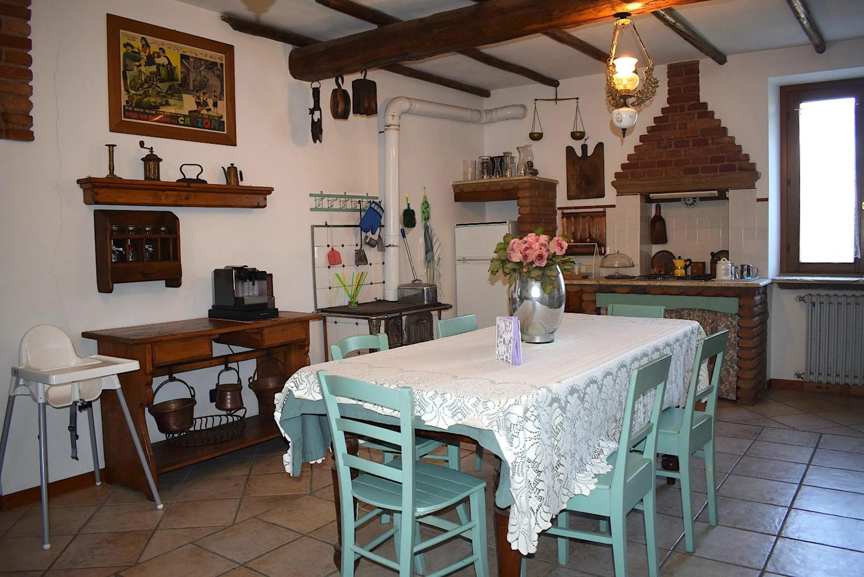Kitchen or kitchenette in Casa Vacanze Cascina Campagnola