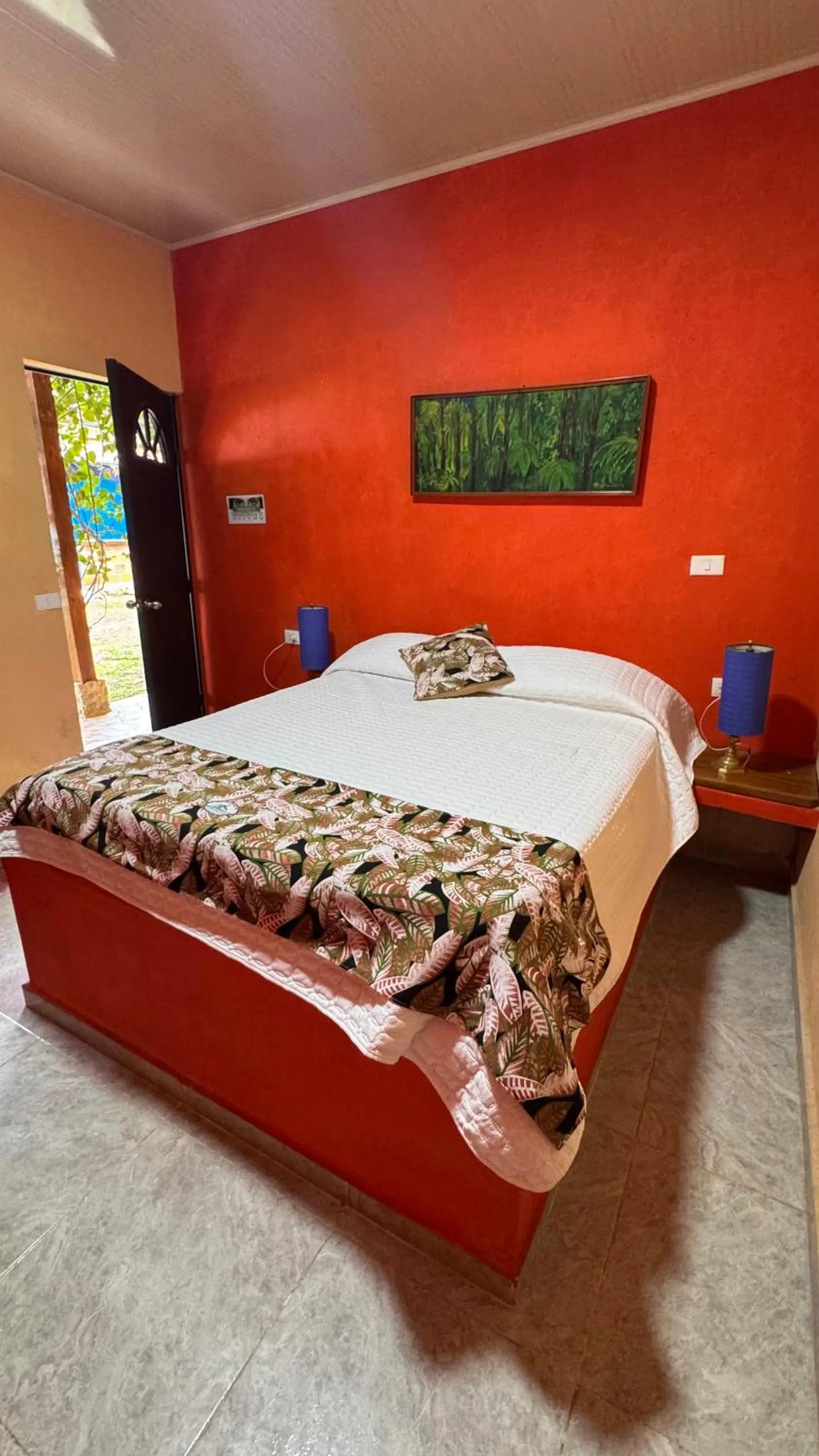 Bed in Posada Turística Rocas De Cabo Marzo