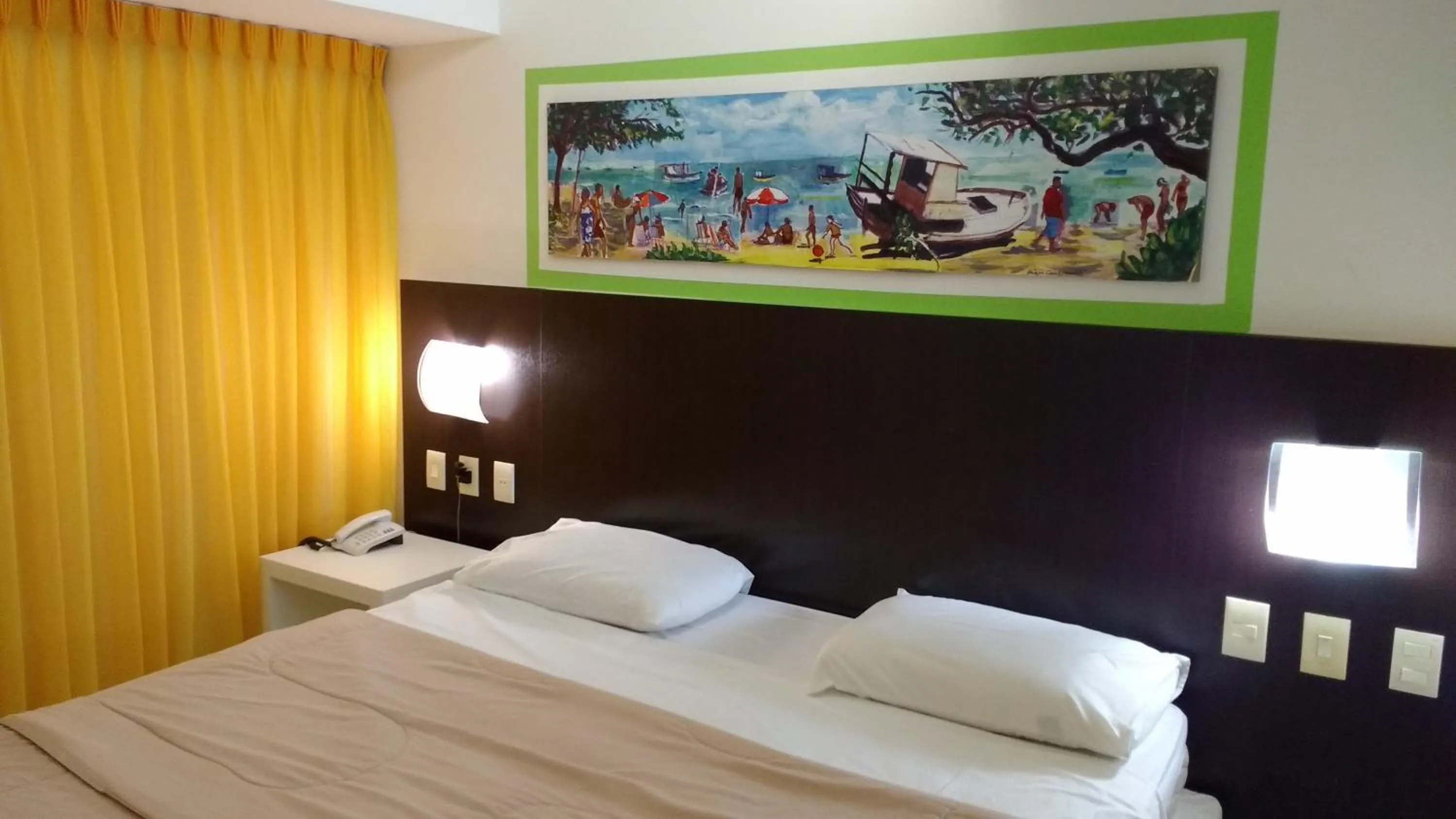 Bedroom, Bed in Pipa's Bay Apartamentos