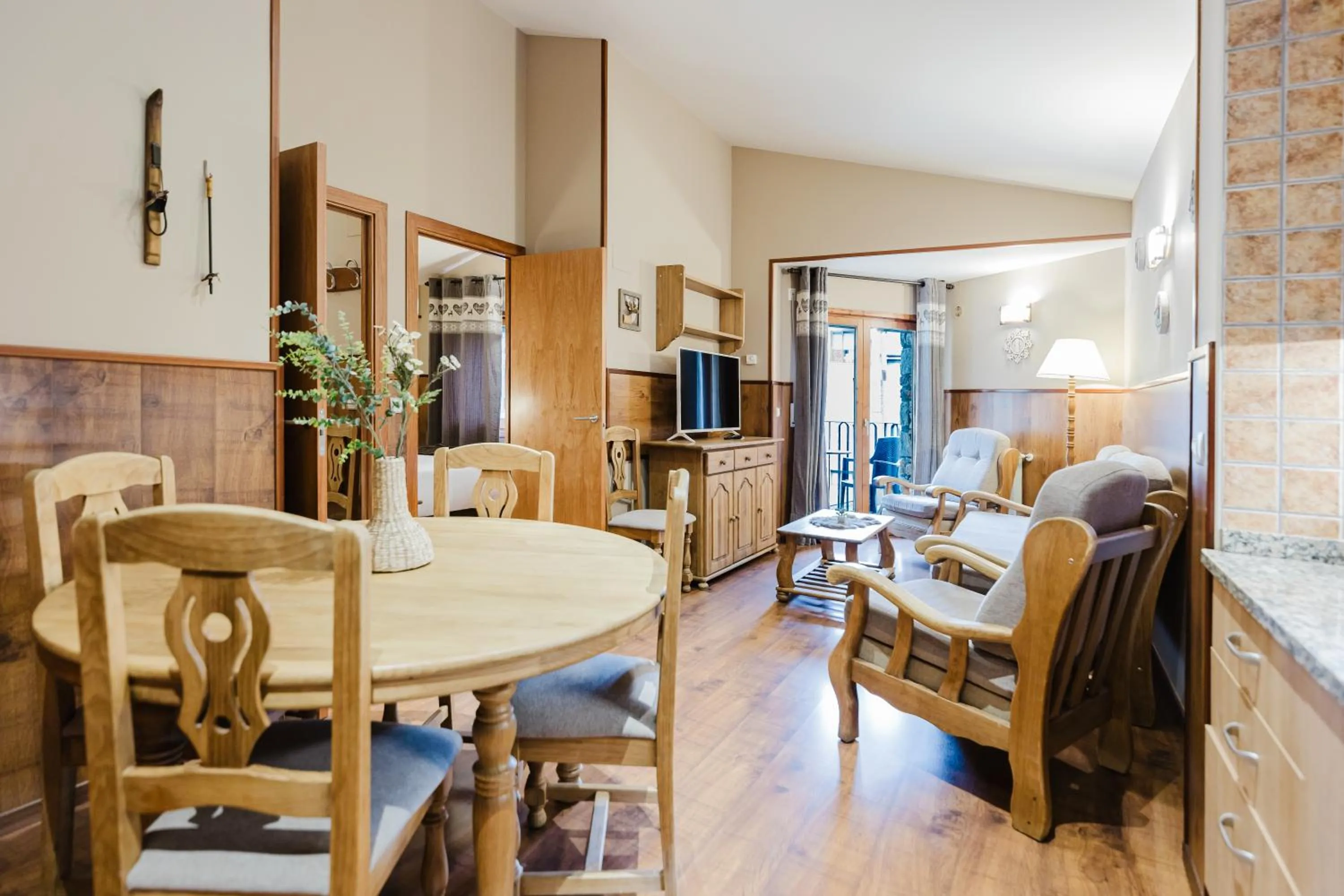 Apartment with Garden View in Apartaments La Neu-Mountain Lodges & Restaurant
