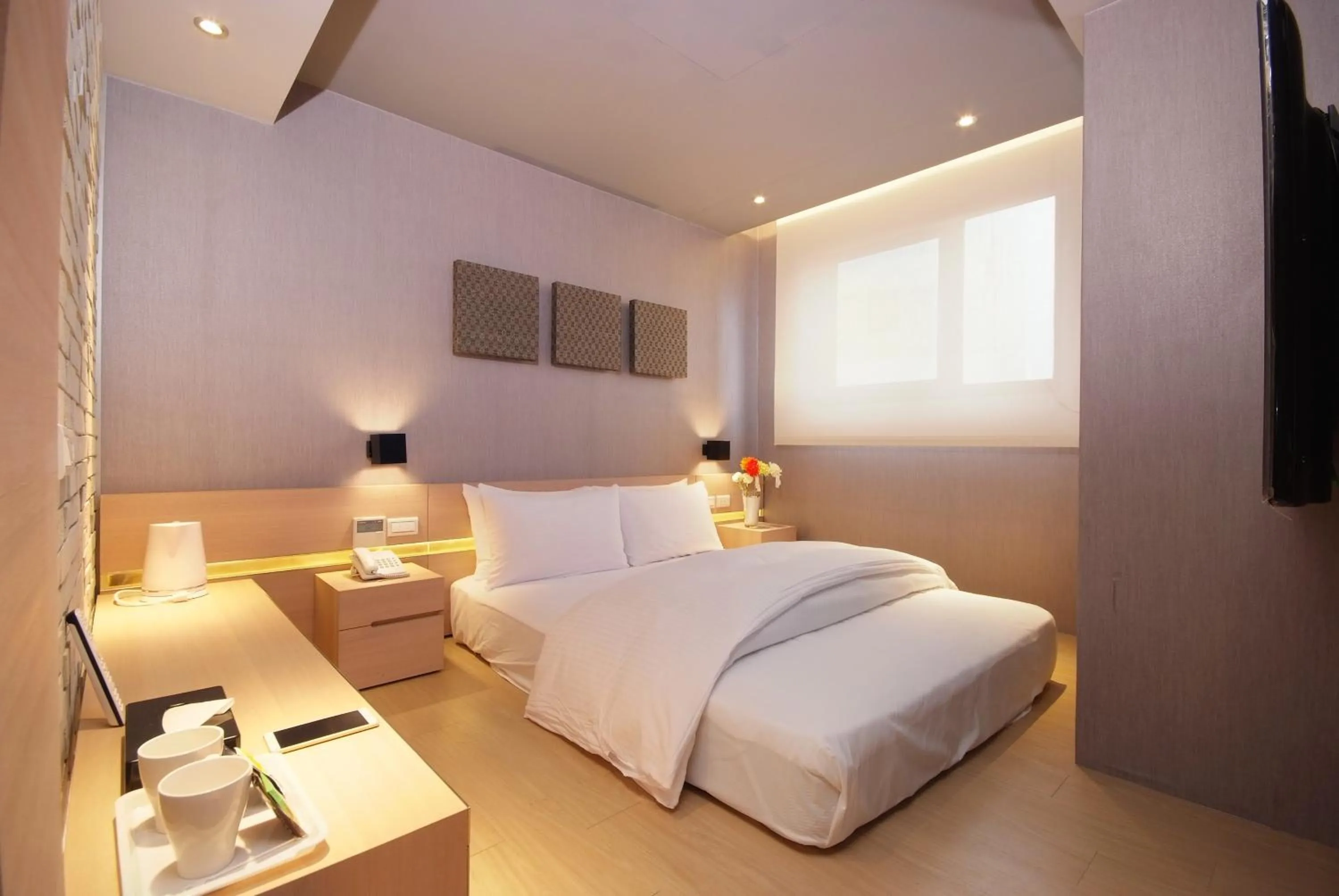 Decorative detail, Bed in Guest Hotel