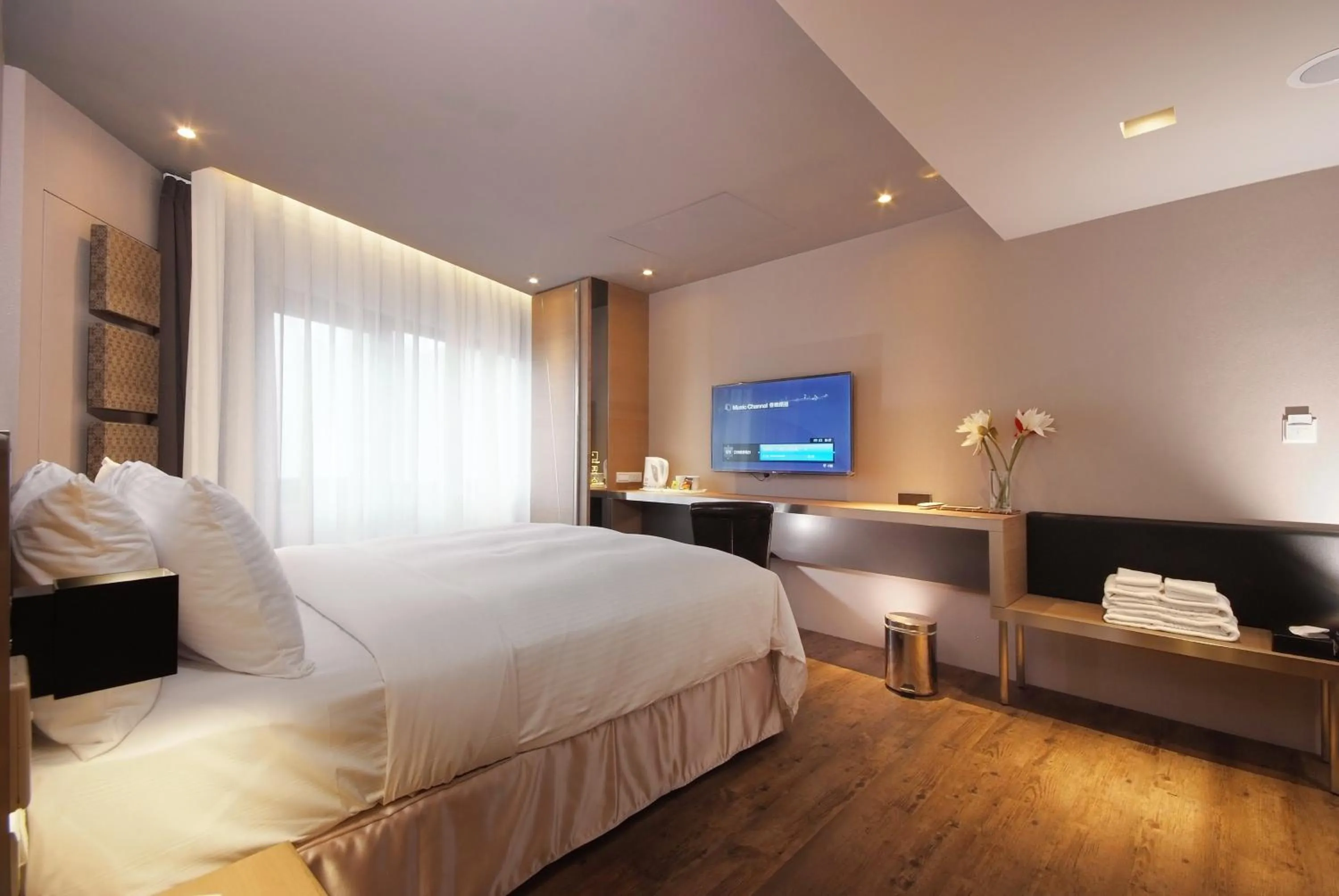 Decorative detail, Bed in Guest Hotel