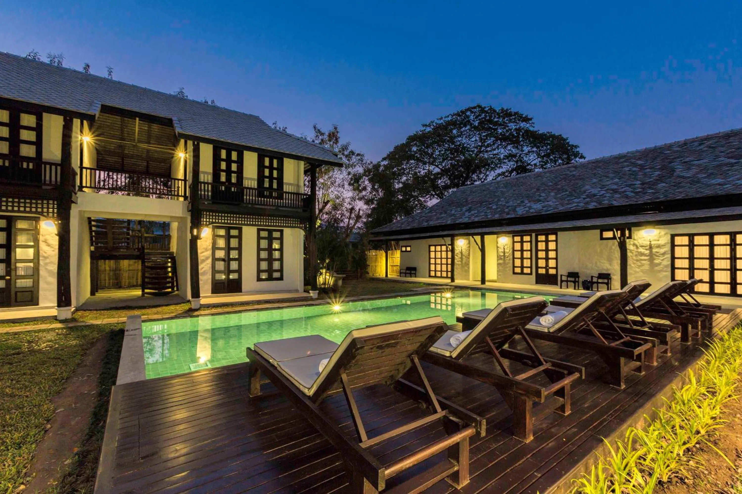 Swimming pool in Chotana Villa Hotel Chiang Mai