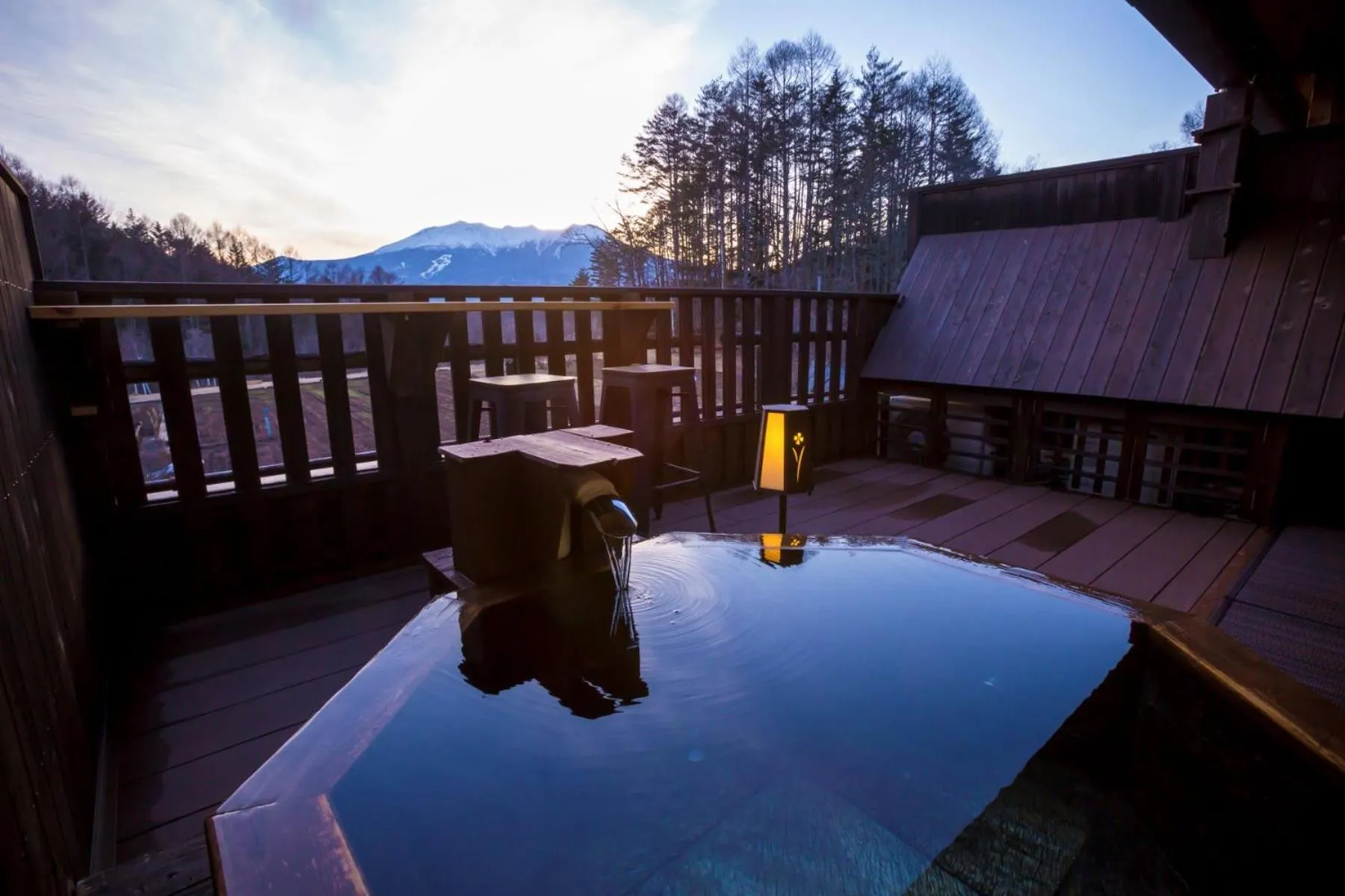 Open Air Bath in Tsutaya Tokinoyado Kazari