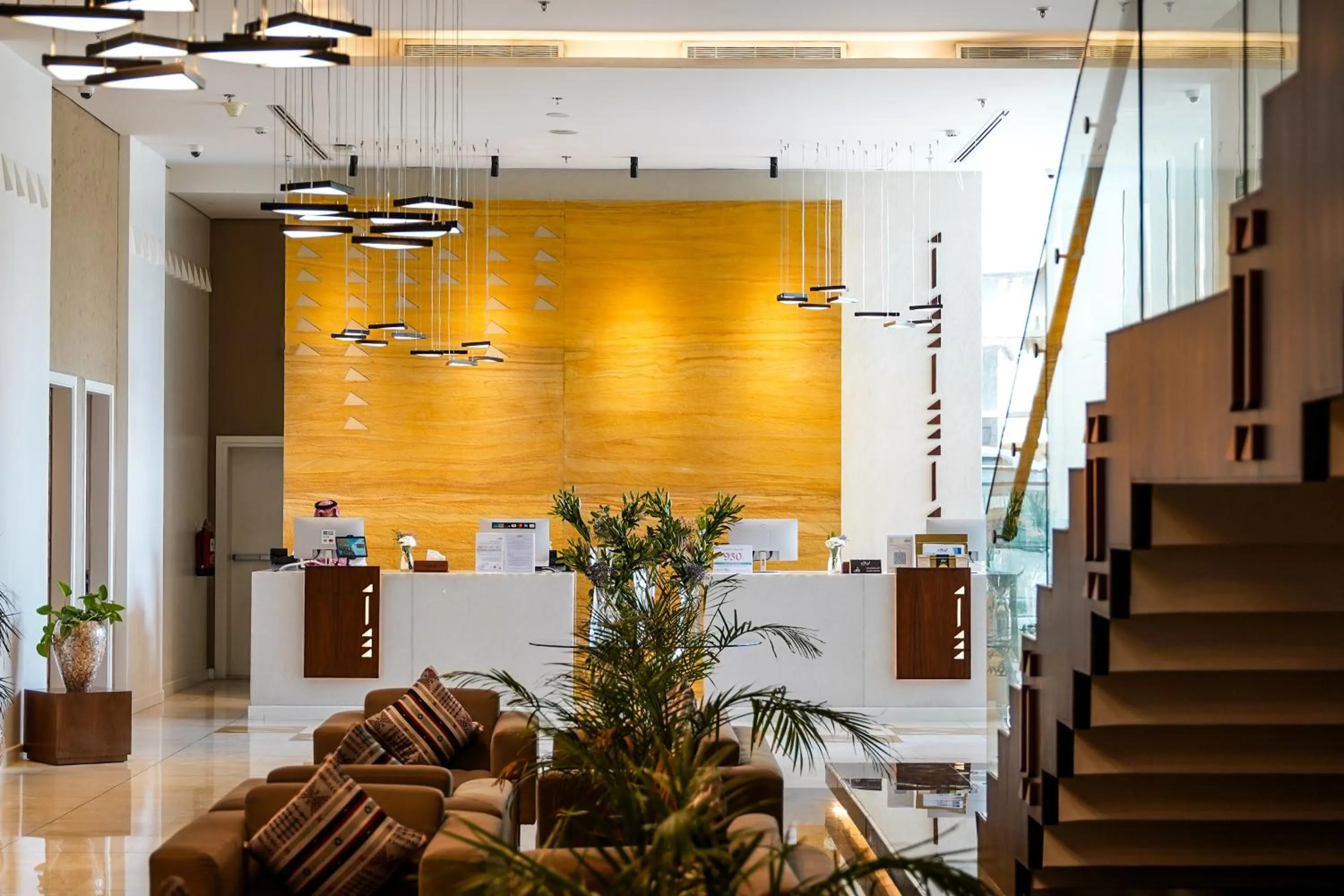 Lobby or reception in Awfad Hotel